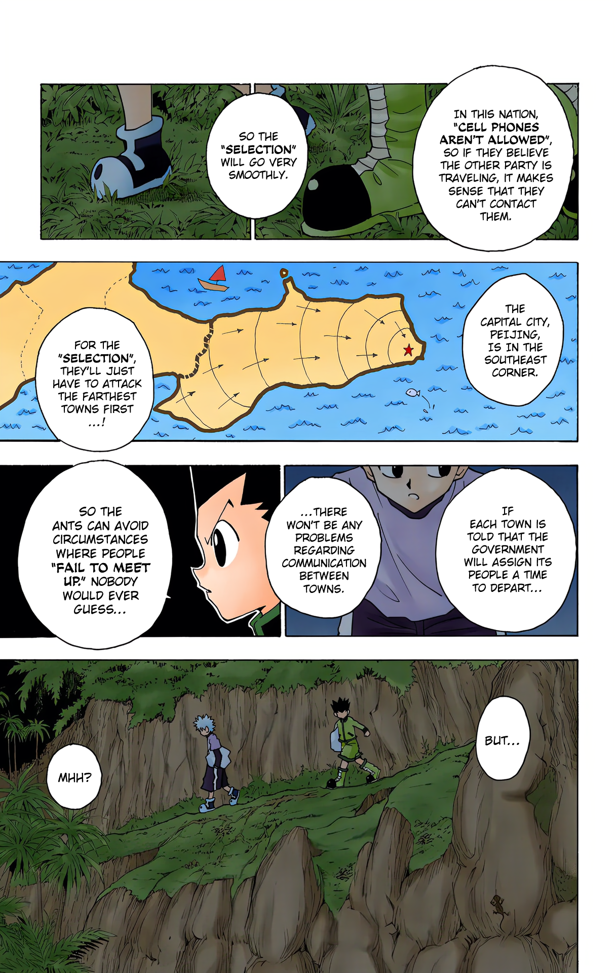 Halaman dari HUNTER x HUNTER (Official Colored) Chapter 230