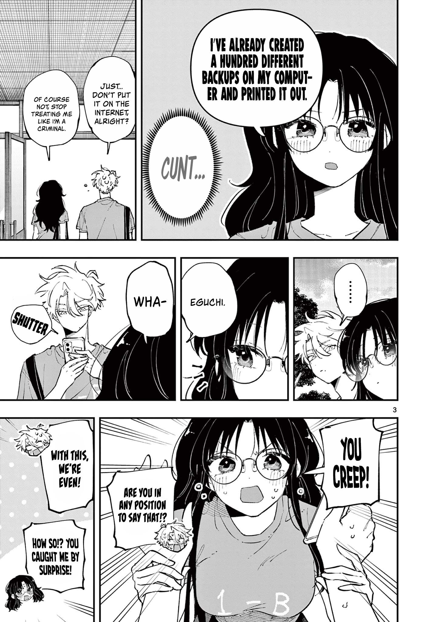 Halaman dari Tonari no Seki no Yatsu ga Souiu Me de Mitekuru Chapter 33