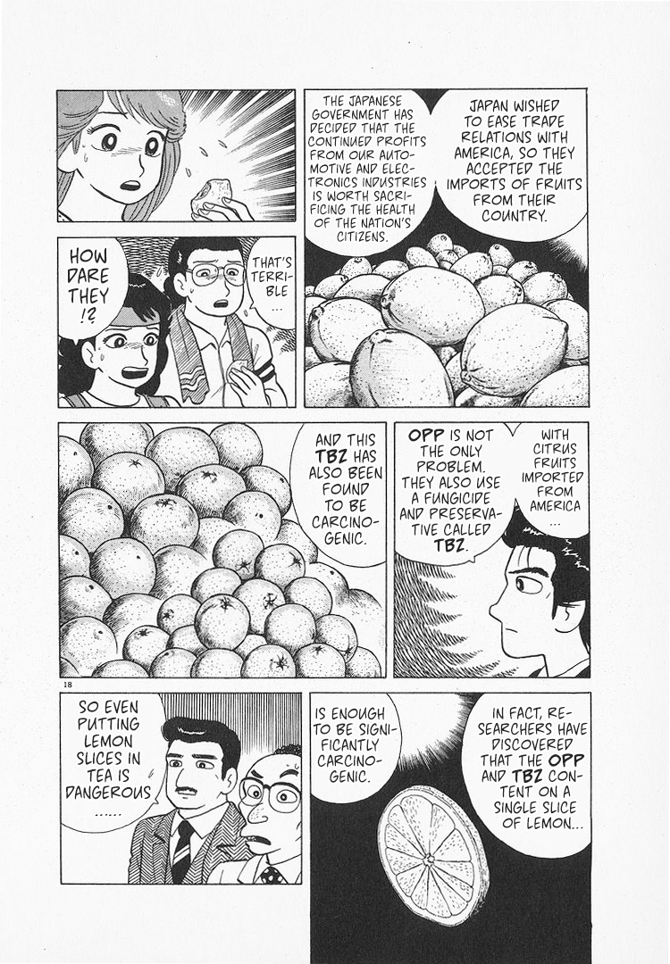 Halaman dari Oishinbo Chapter 129