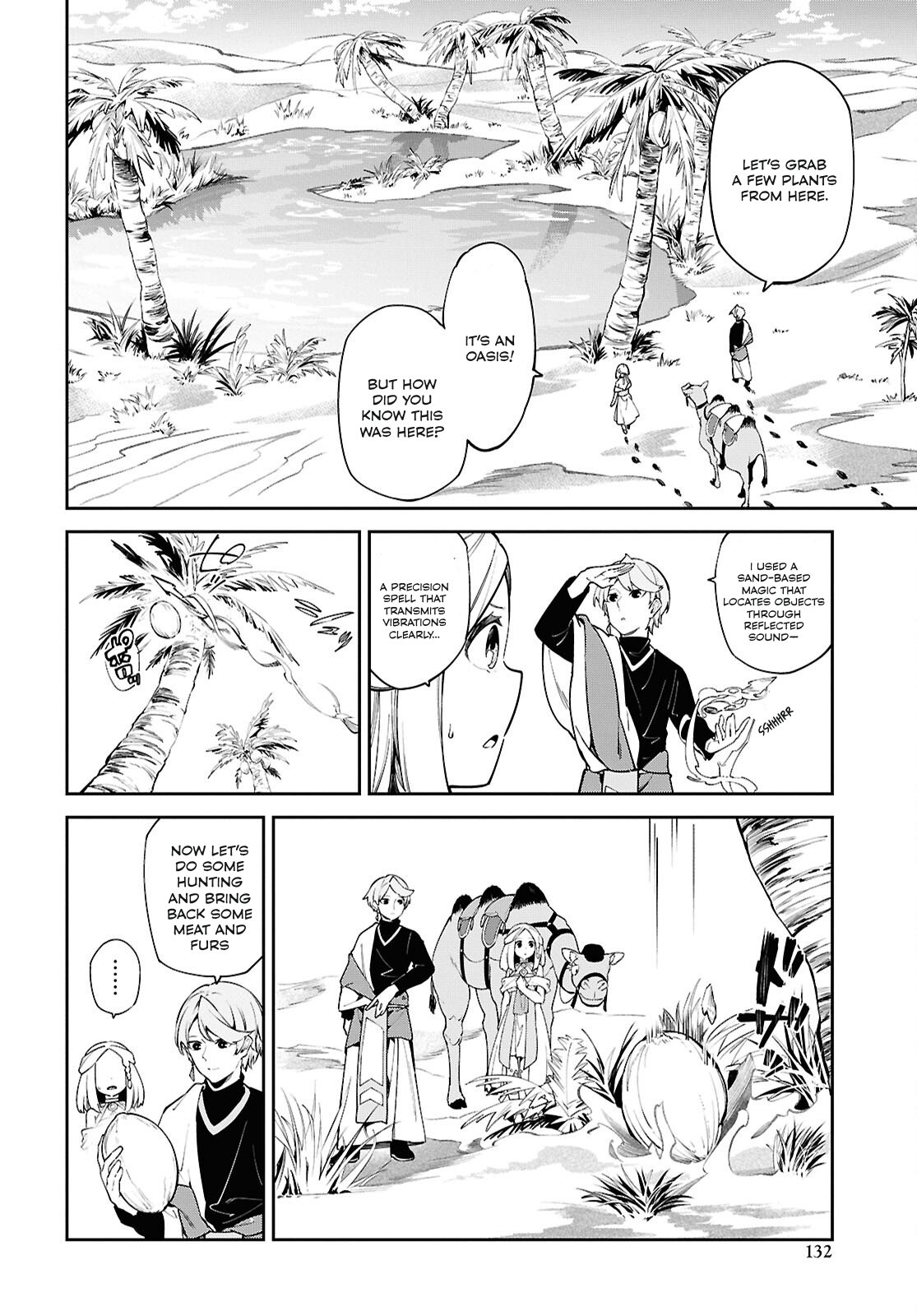 Halaman dari Suna Mahou de Suna no Oukoku wo Tsukurou ~Sabaku ni Tsuihou Sareta kara Ganbatte Sokoku Ijou no Kokka wo Tatete Mita~ Chapter 2