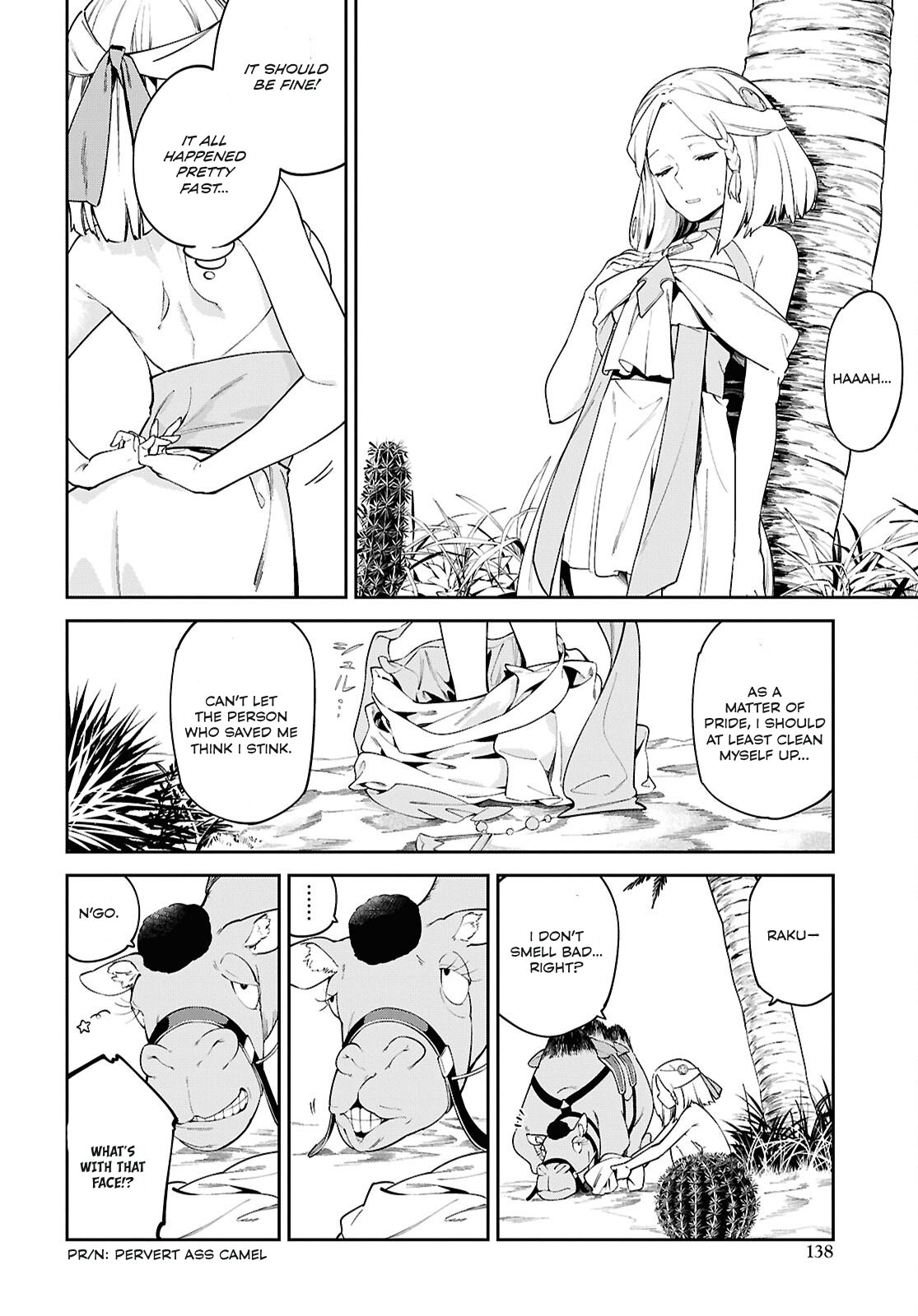 Halaman dari Suna Mahou de Suna no Oukoku wo Tsukurou ~Sabaku ni Tsuihou Sareta kara Ganbatte Sokoku Ijou no Kokka wo Tatete Mita~ Chapter 2
