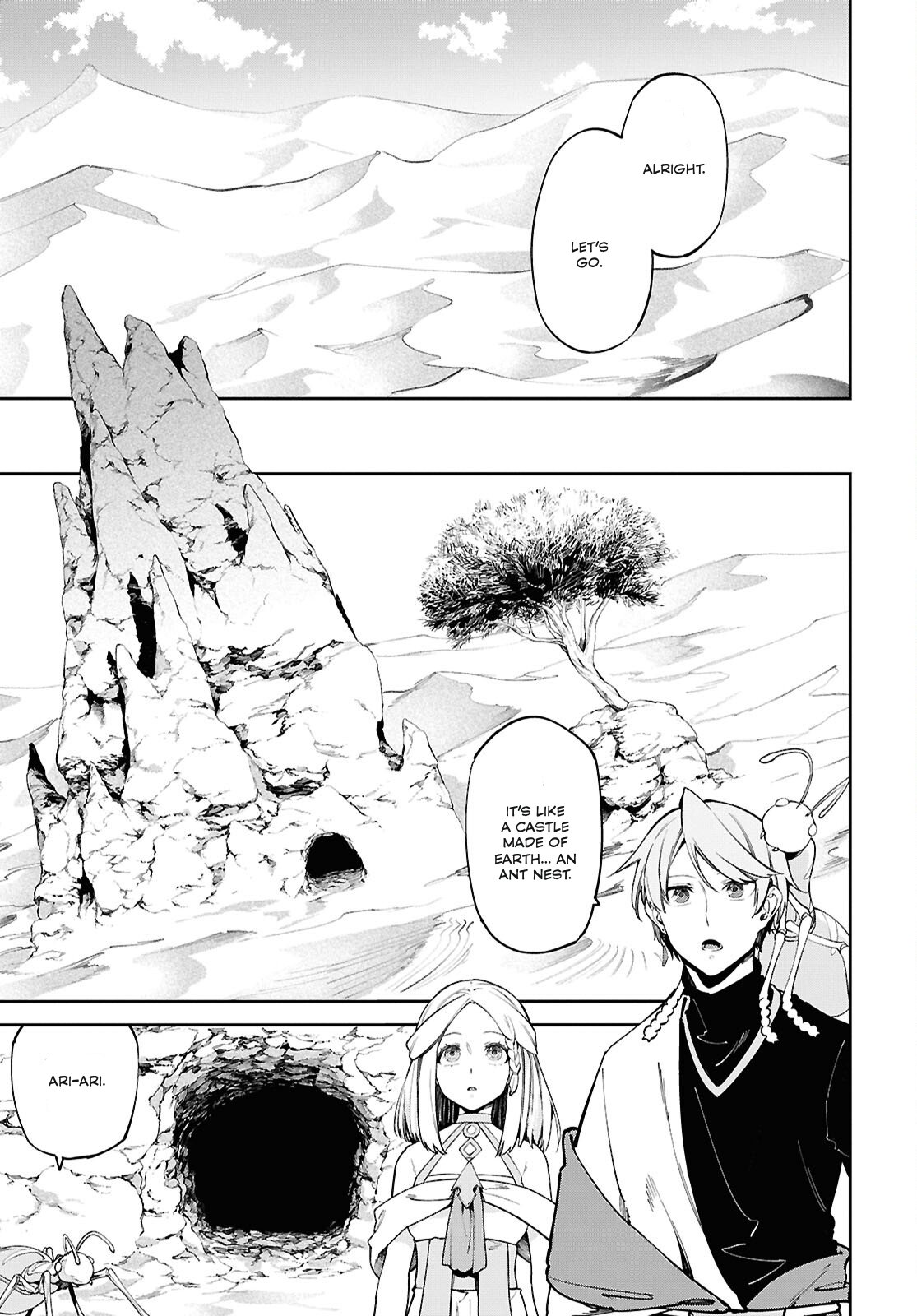 Halaman dari Suna Mahou de Suna no Oukoku wo Tsukurou ~Sabaku ni Tsuihou Sareta kara Ganbatte Sokoku Ijou no Kokka wo Tatete Mita~ Chapter 2