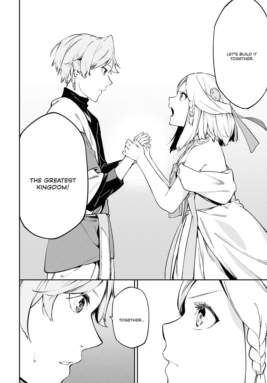 Halaman dari Suna Mahou de Suna no Oukoku wo Tsukurou ~Sabaku ni Tsuihou Sareta kara Ganbatte Sokoku Ijou no Kokka wo Tatete Mita~ Chapter 2