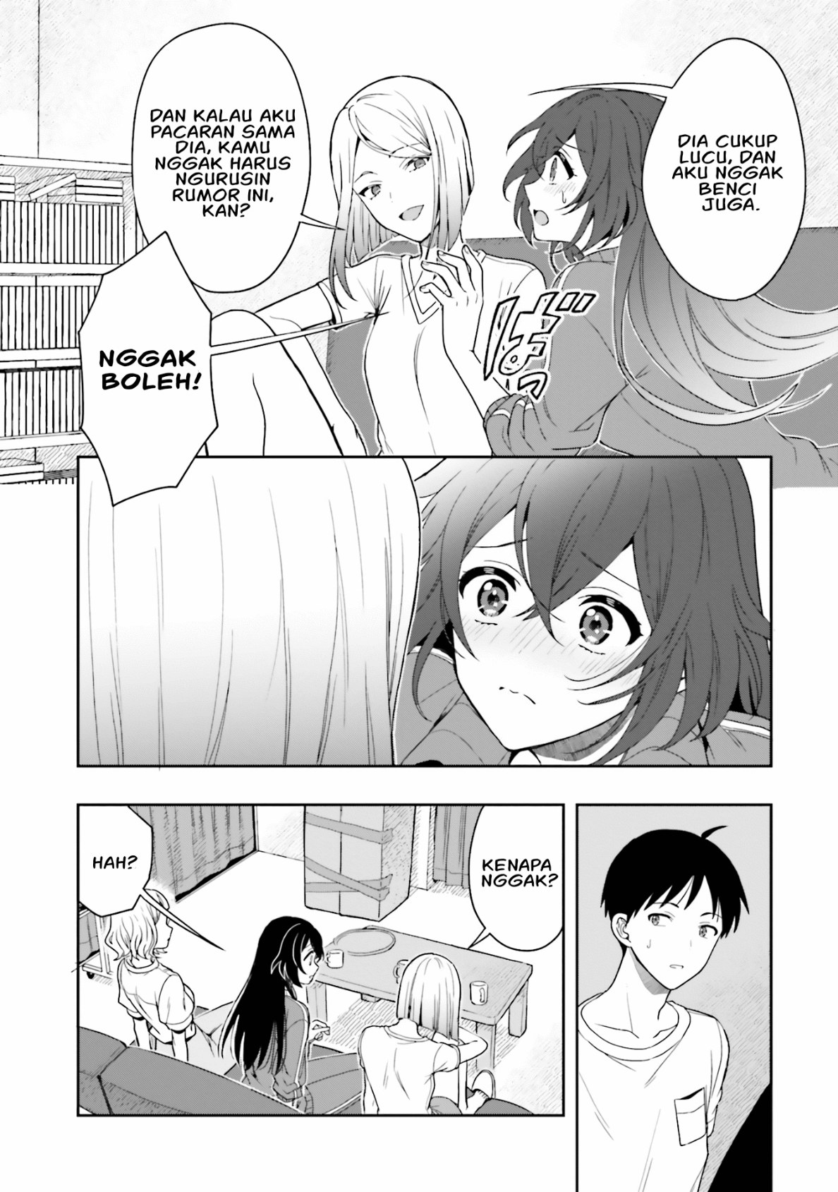 Takachiho Honoka-senpai ga Suki de Suki de Iroiro Gaman Dekinai. Chapter 10 - halaman 19