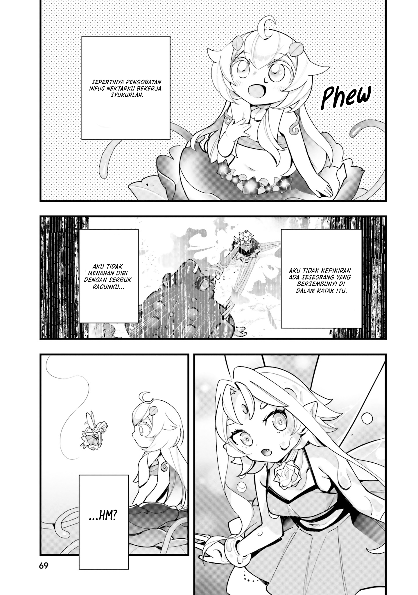 Shokubutsu Monster Musume Nikki: Seijo Datta Watashi ga Uragirareta Hate ni Alraune ni Tensei shiteshimatta node, Korekara wa Kougousei wo Shinagara Shizuka ni Shokubutsu Life wo Sugoshimasu Chapter 18 - halaman 4