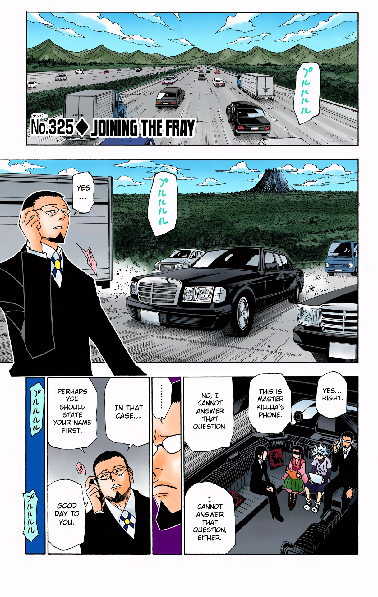 Halaman dari HUNTER x HUNTER (Official Colored) Chapter 325