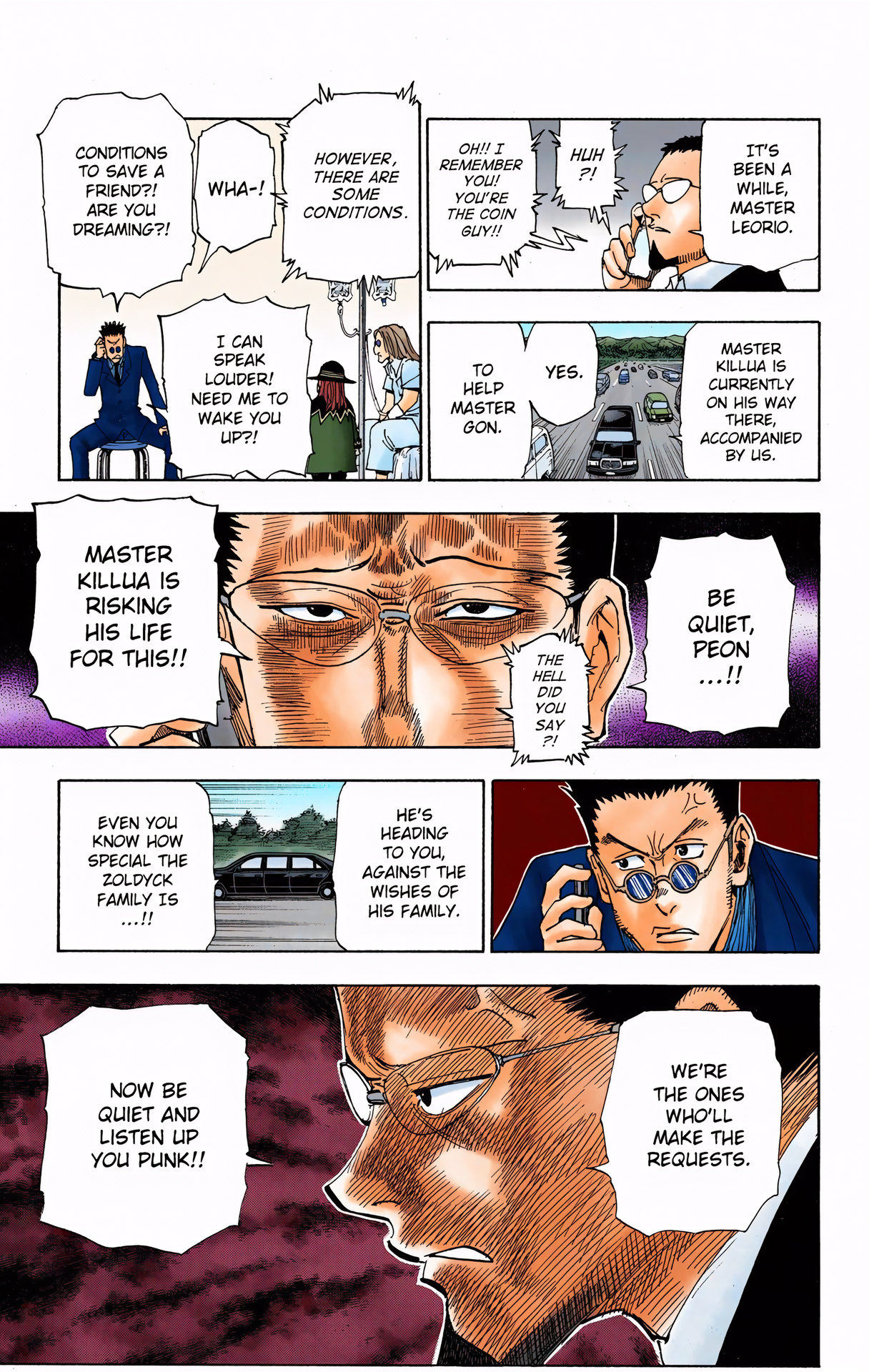 Halaman dari HUNTER x HUNTER (Official Colored) Chapter 325