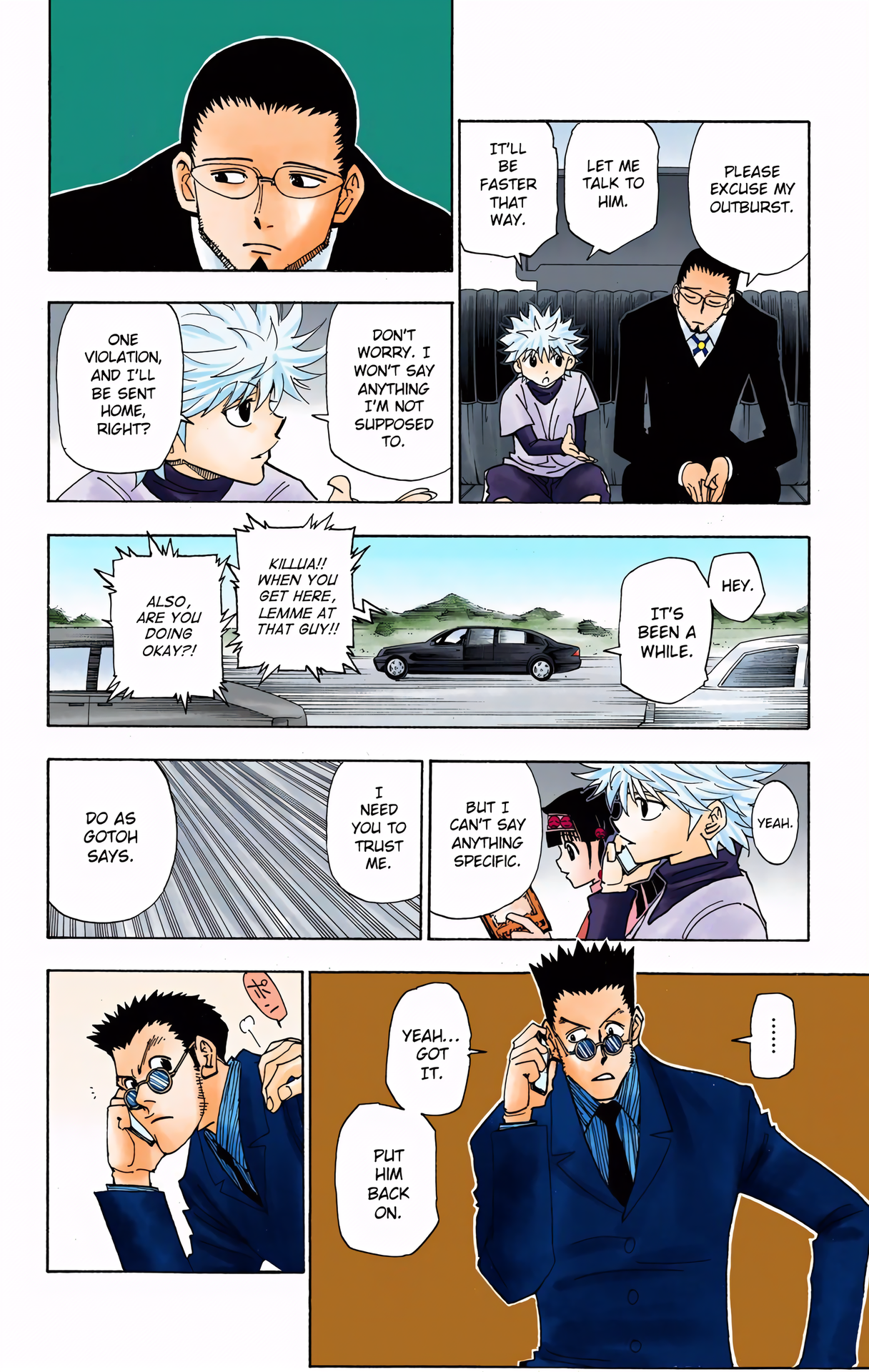 Halaman dari HUNTER x HUNTER (Official Colored) Chapter 325