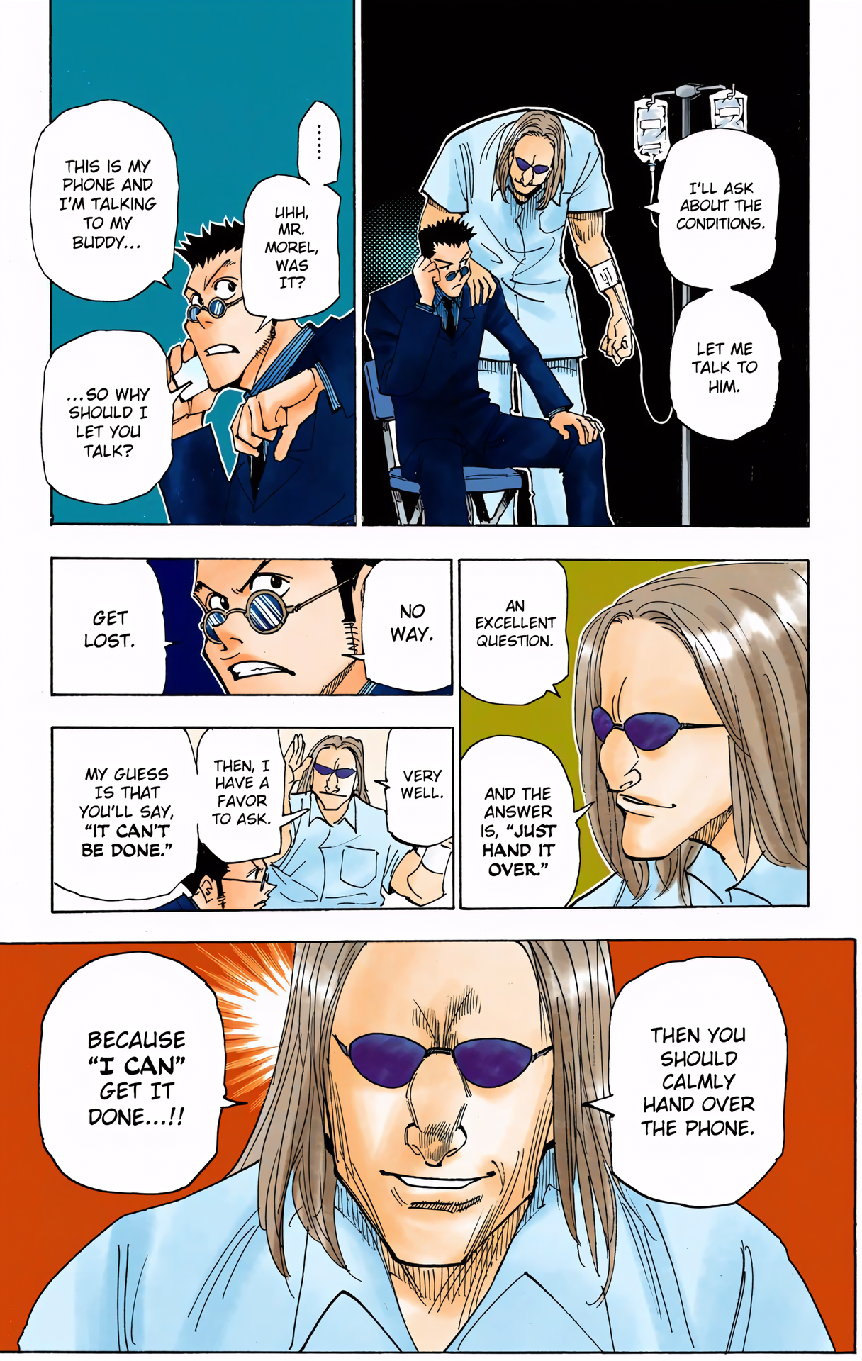 Halaman dari HUNTER x HUNTER (Official Colored) Chapter 325