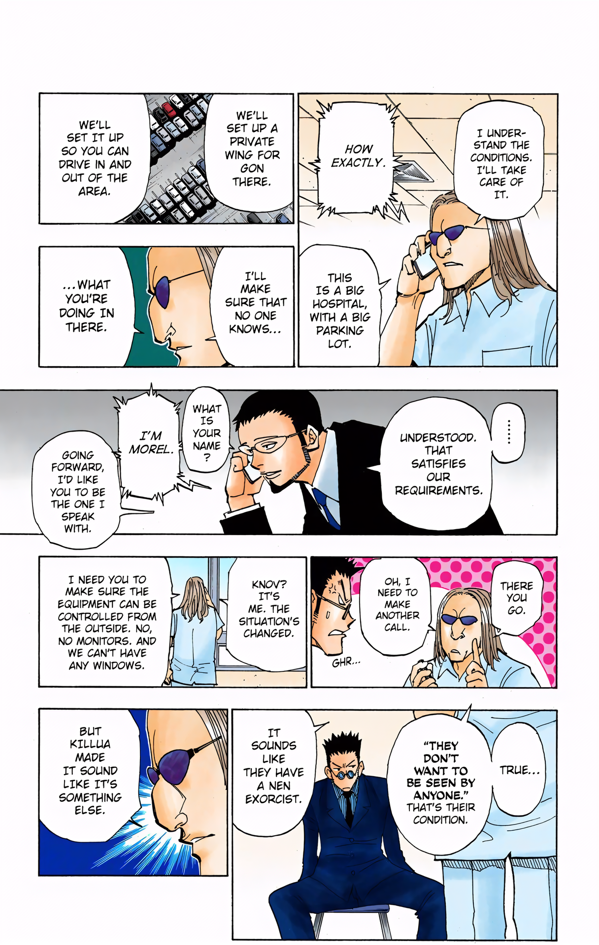 Halaman dari HUNTER x HUNTER (Official Colored) Chapter 325