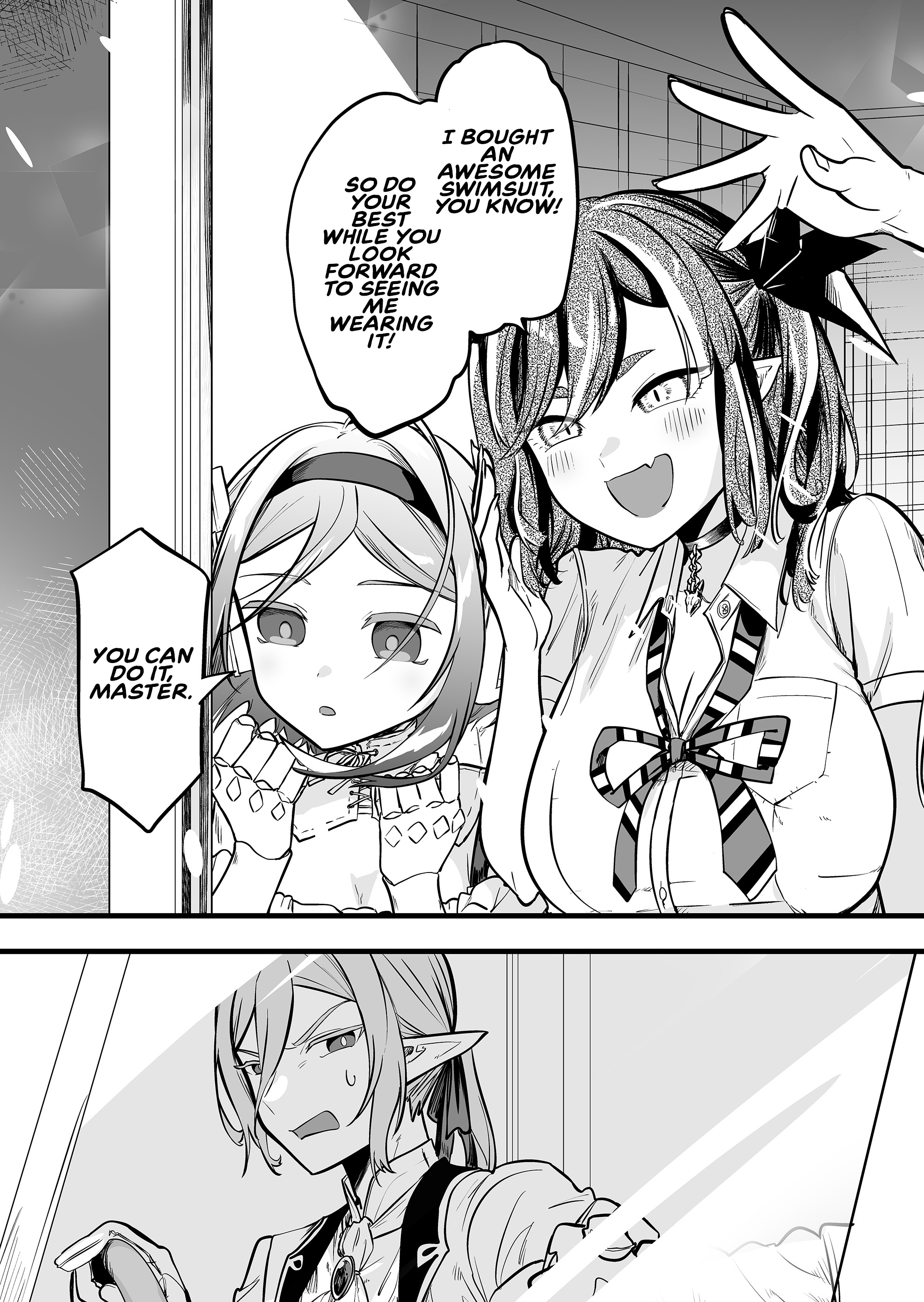 Halaman dari "Ano Toki Tasukete Itadaita Monster Musume desu." Isekai Ossan Kyoushi Totsuzen no Moteki ni Konwaku suru Chapter 43