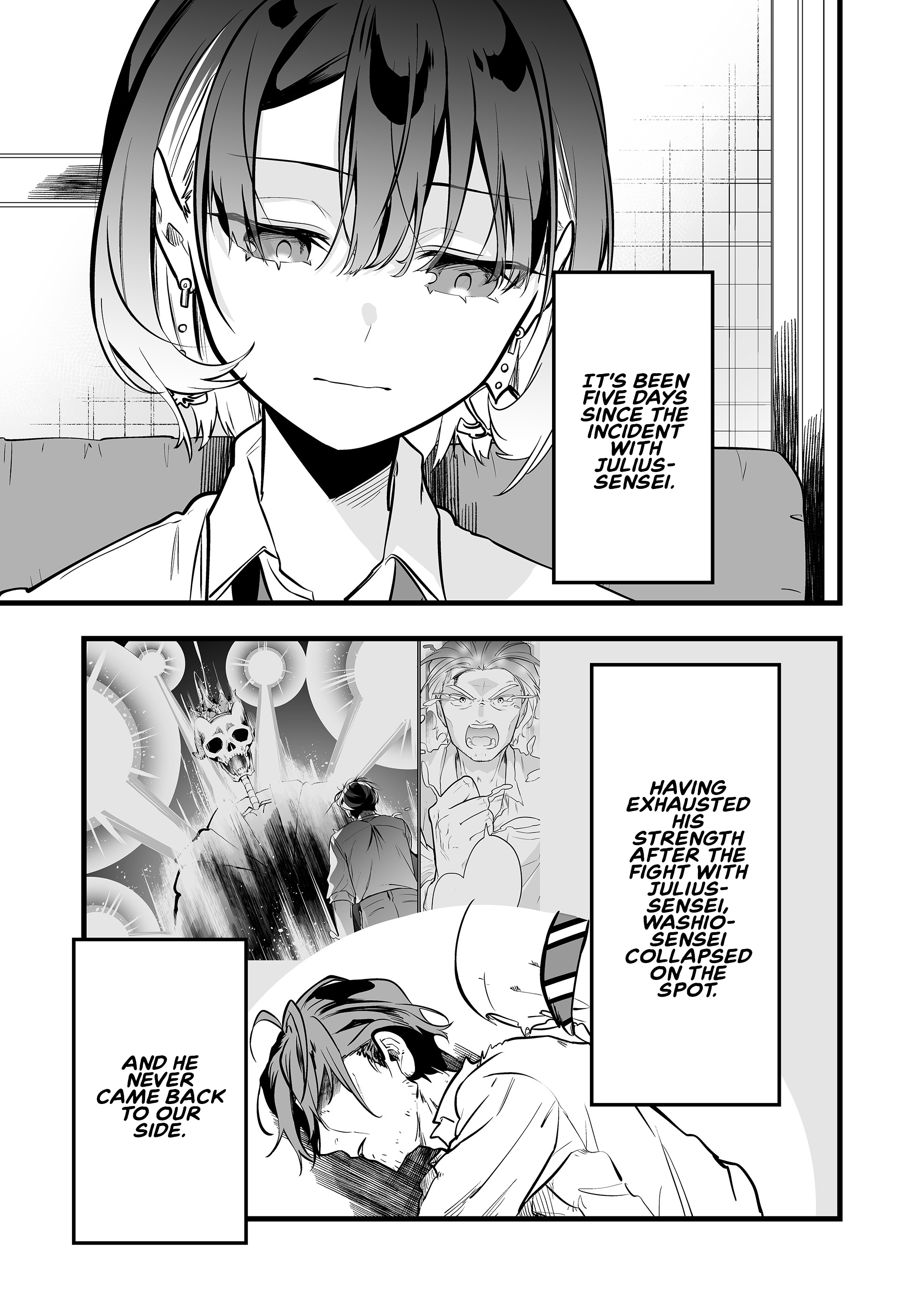 Halaman dari "Ano Toki Tasukete Itadaita Monster Musume desu." Isekai Ossan Kyoushi Totsuzen no Moteki ni Konwaku suru Chapter 43