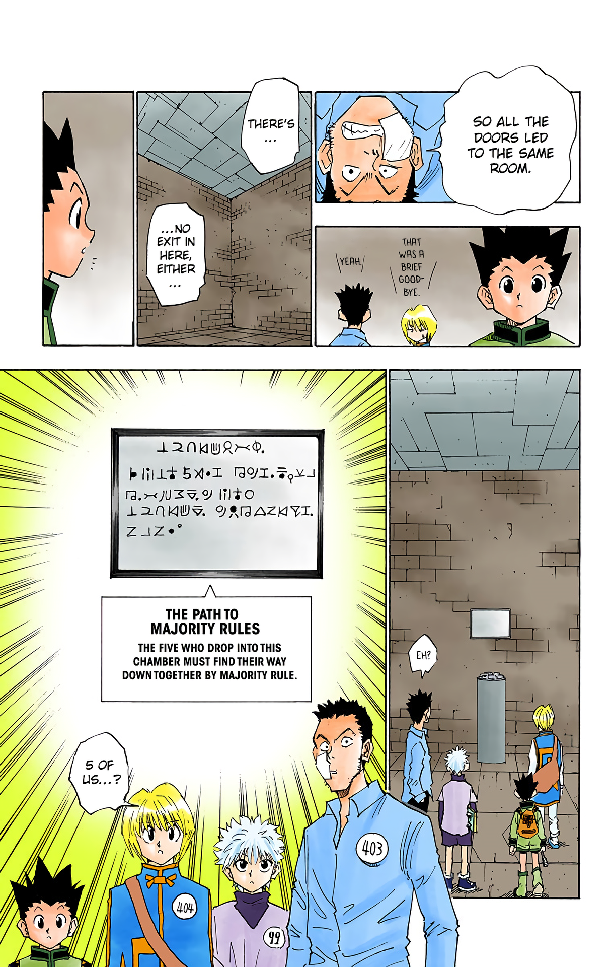 Halaman dari HUNTER x HUNTER (Official Colored) Chapter 15
