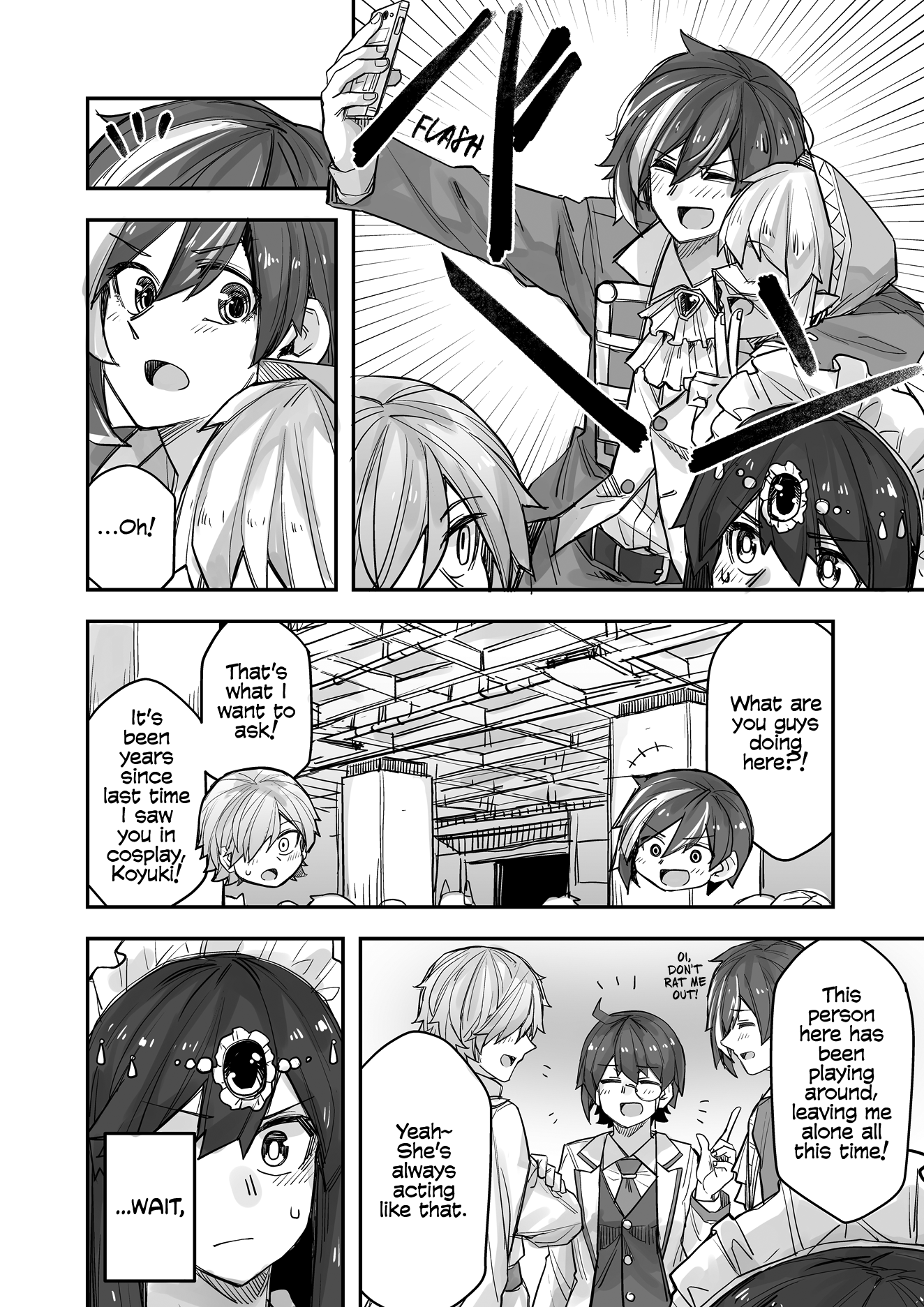 Halaman dari Ikemen Joshi to Josou Danshi Chapter 92