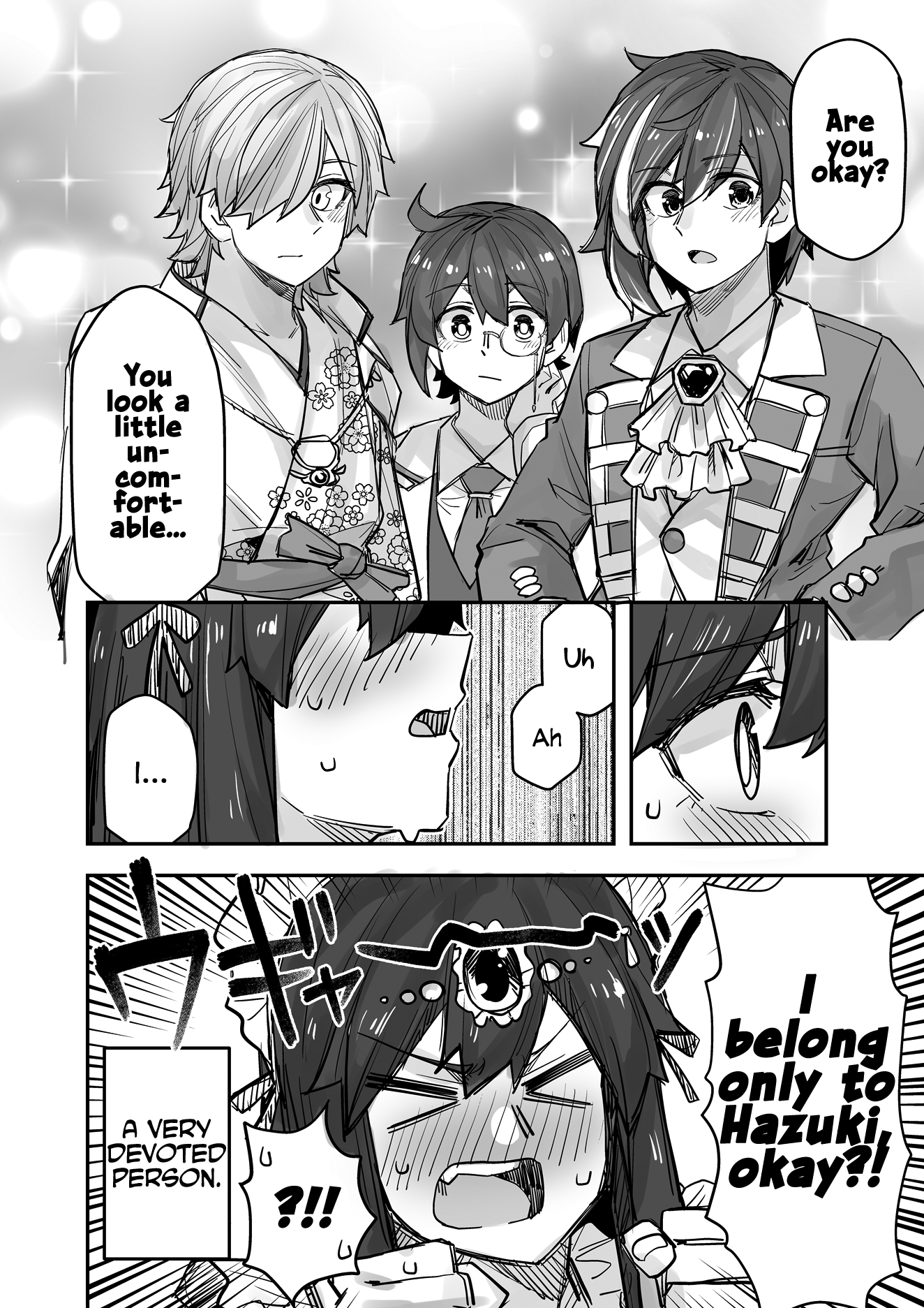 Halaman dari Ikemen Joshi to Josou Danshi Chapter 92