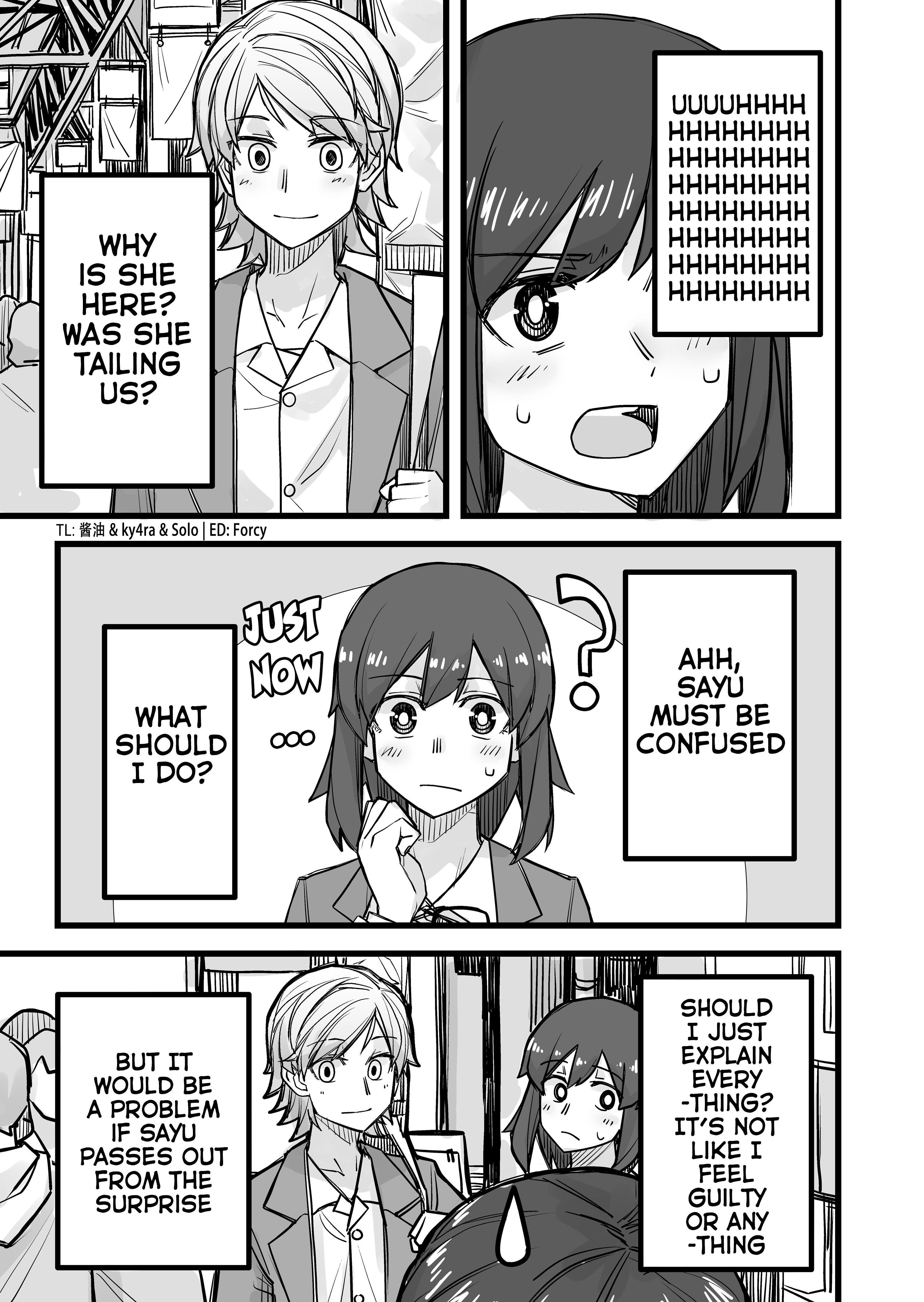 Halaman dari Ikemen Joshi to Josou Danshi Chapter 27