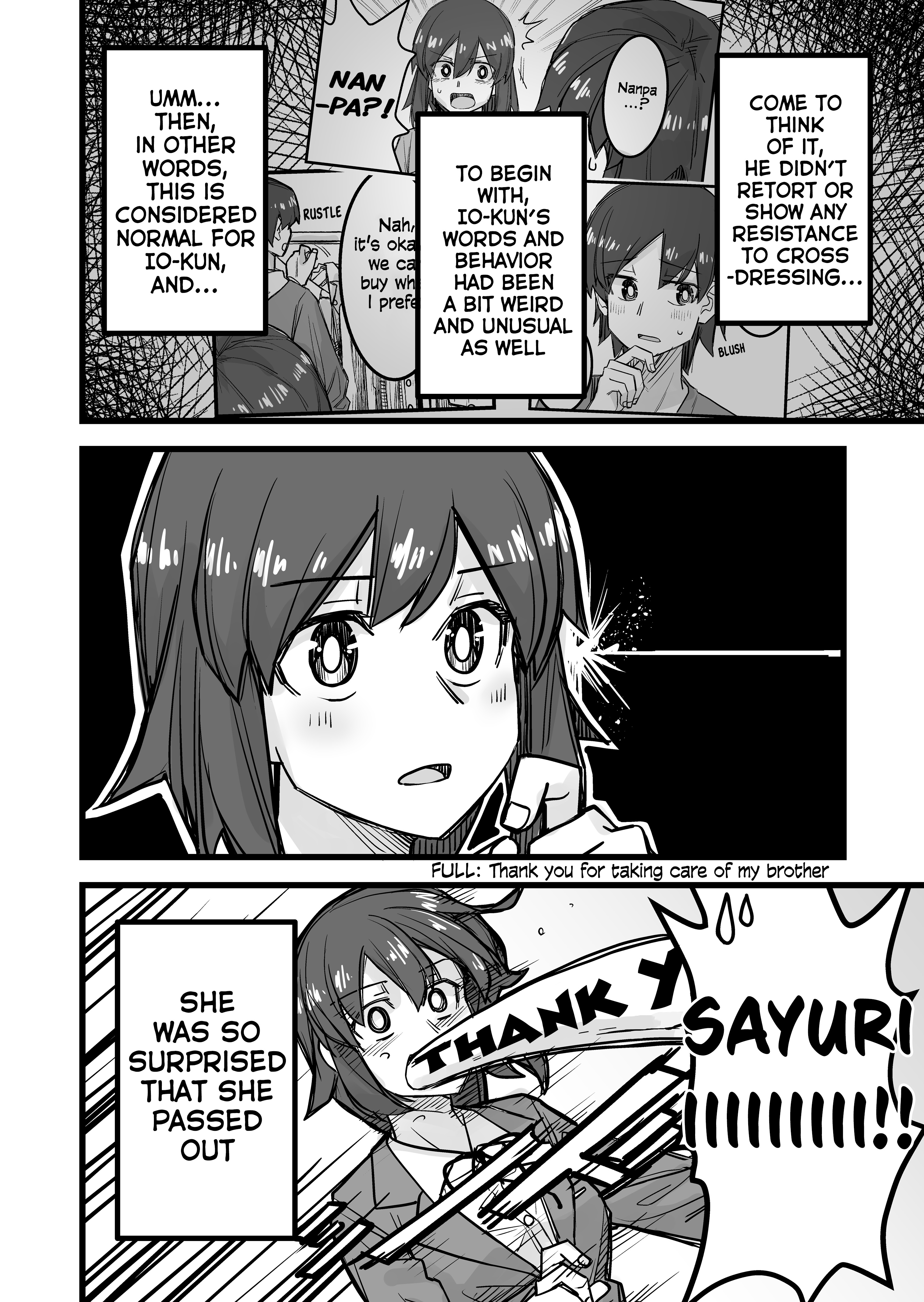 Halaman dari Ikemen Joshi to Josou Danshi Chapter 27