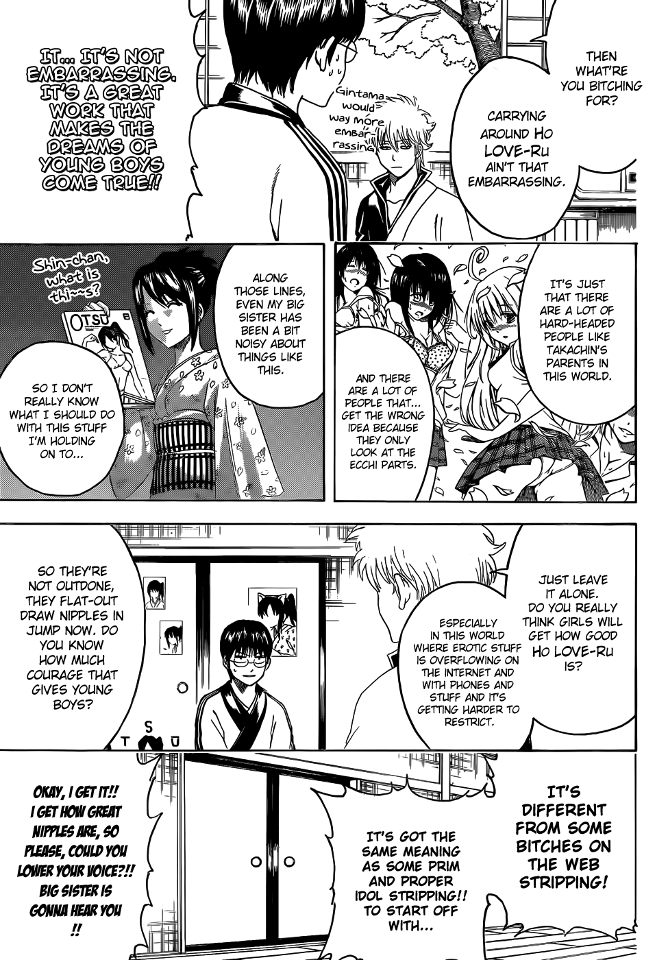 Halaman dari Gintama Chapter 455