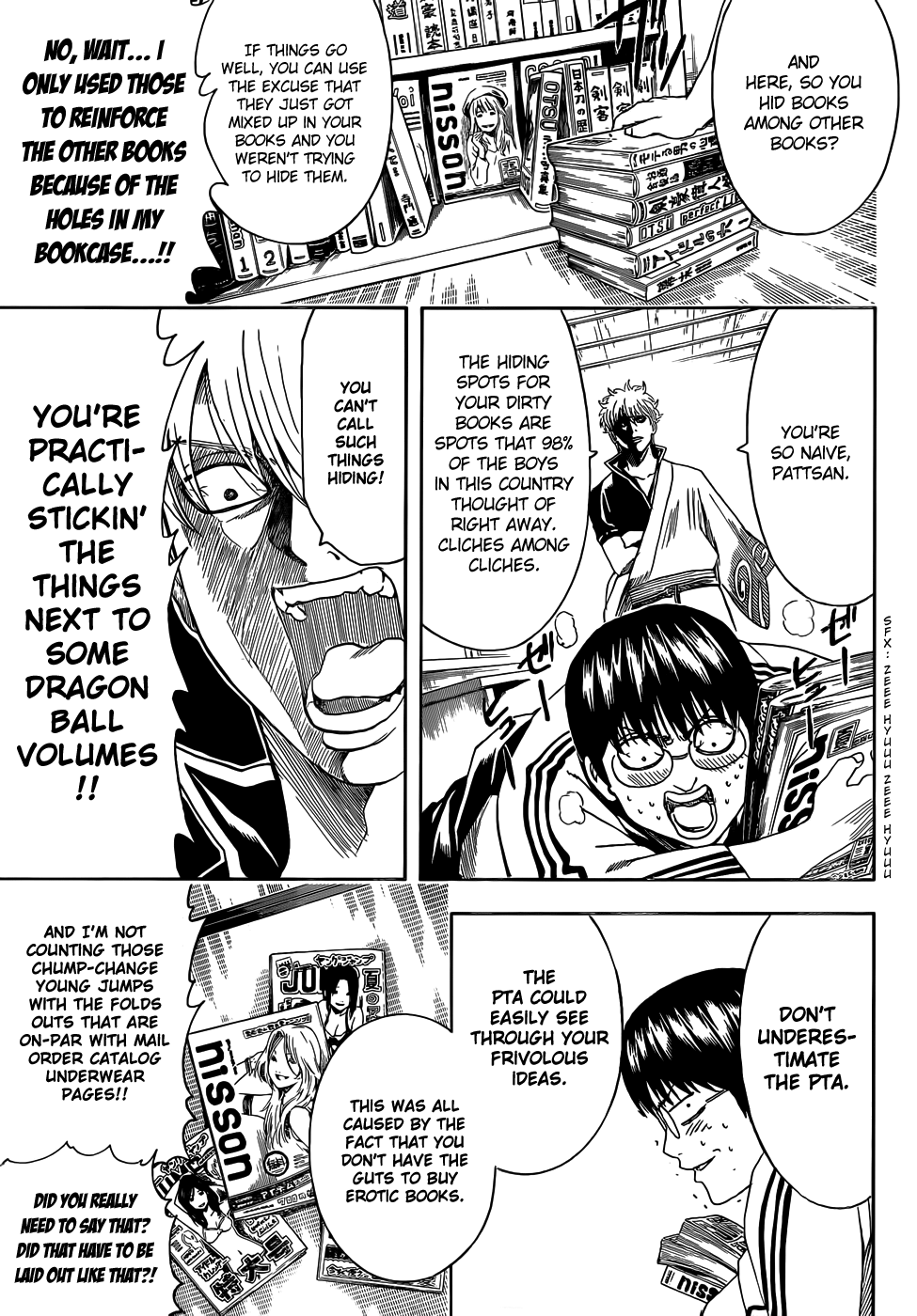 Halaman dari Gintama Chapter 455