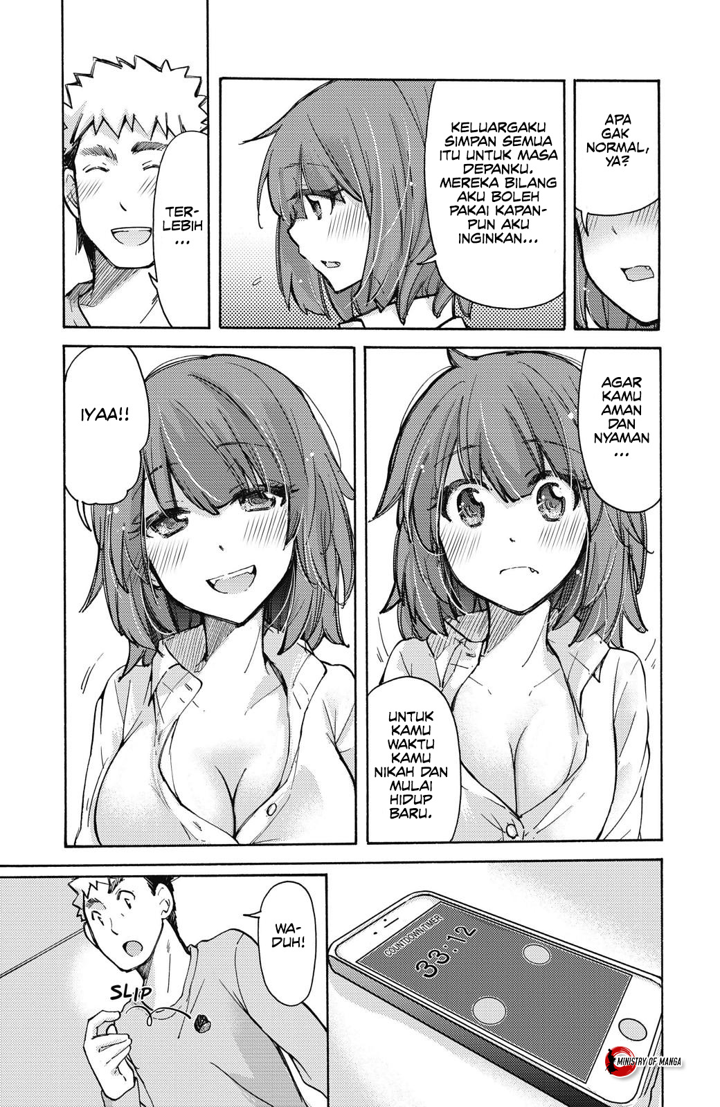 Saki-chan wa Konya mo Pekopeko Chapter 10 - halaman 4
