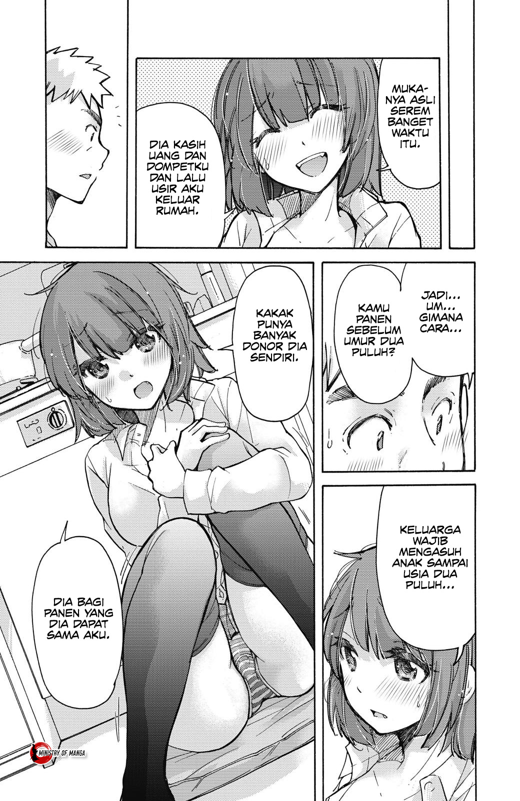 Saki-chan wa Konya mo Pekopeko Chapter 10 - halaman 8