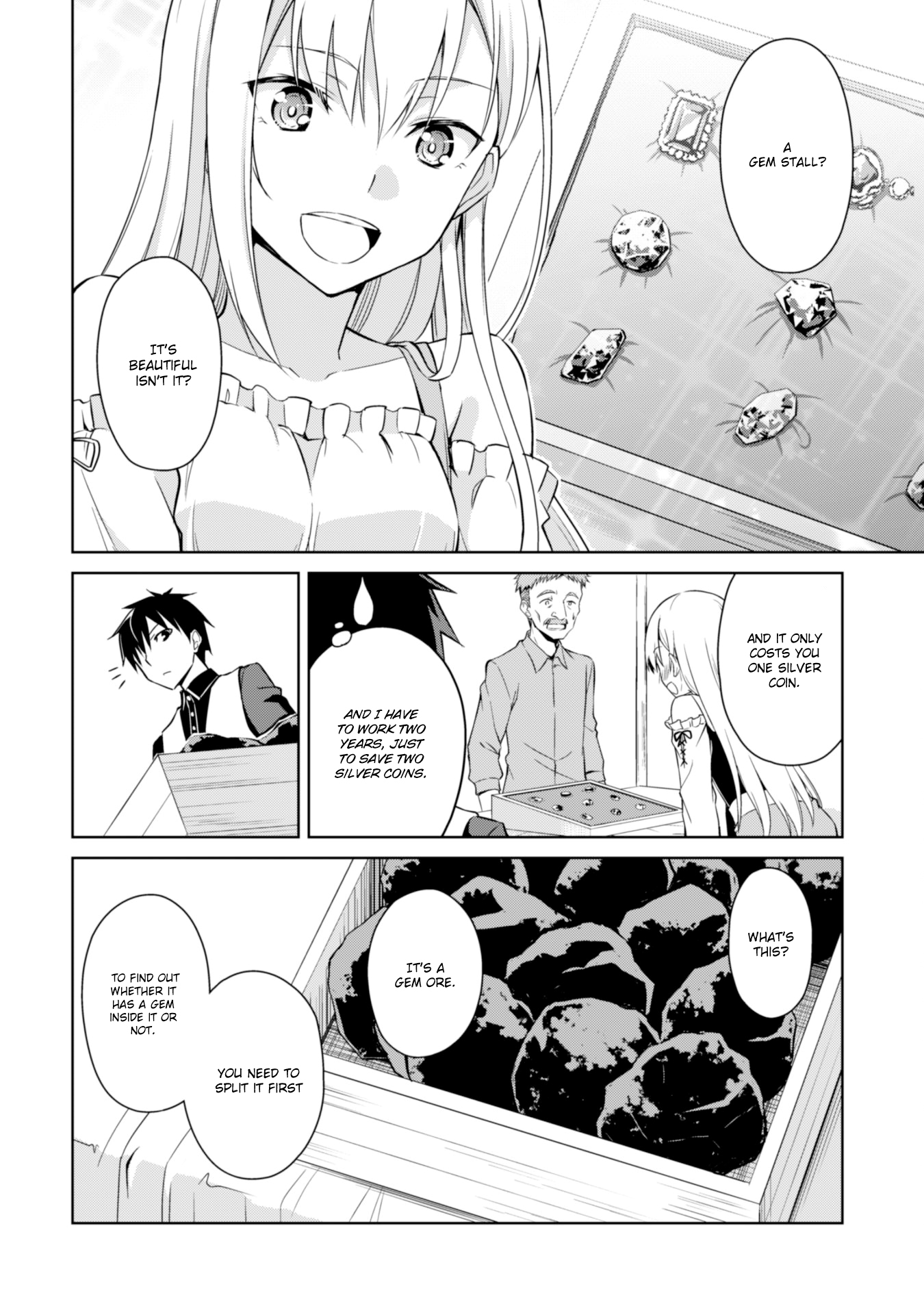 Halaman dari Boushoku no Berserk ~Ore dake Level to Iu Gainen wo Toppa suru~ Chapter 7