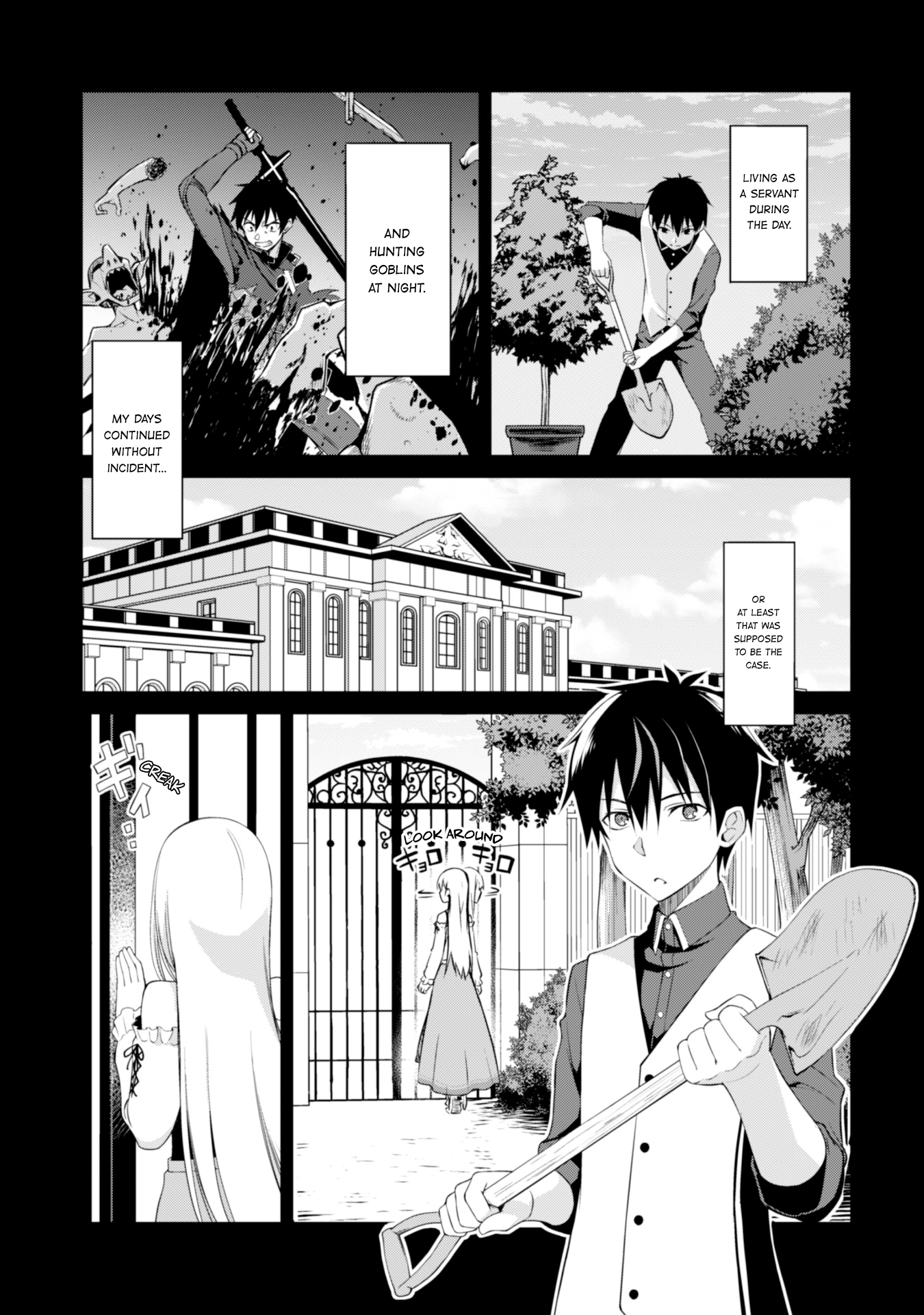 Halaman dari Boushoku no Berserk ~Ore dake Level to Iu Gainen wo Toppa suru~ Chapter 7