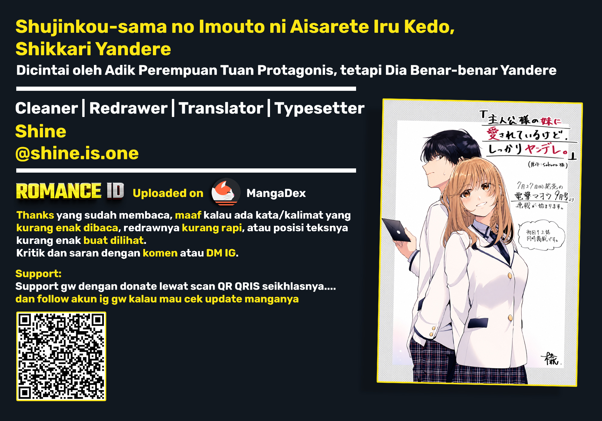 Loved by the Protagonist-sama's Little Sister, but She's Definitely a Yandere Chapter 2 - halaman 35