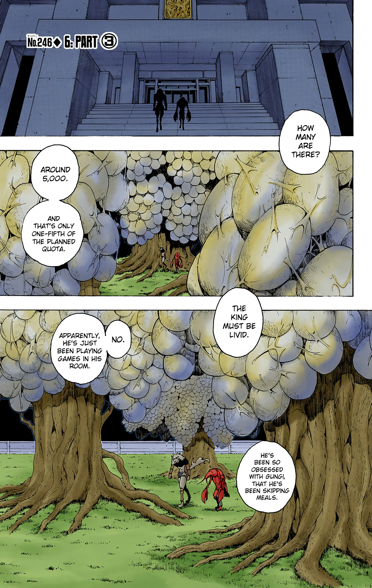 Halaman dari HUNTER x HUNTER (Official Colored) Chapter 246