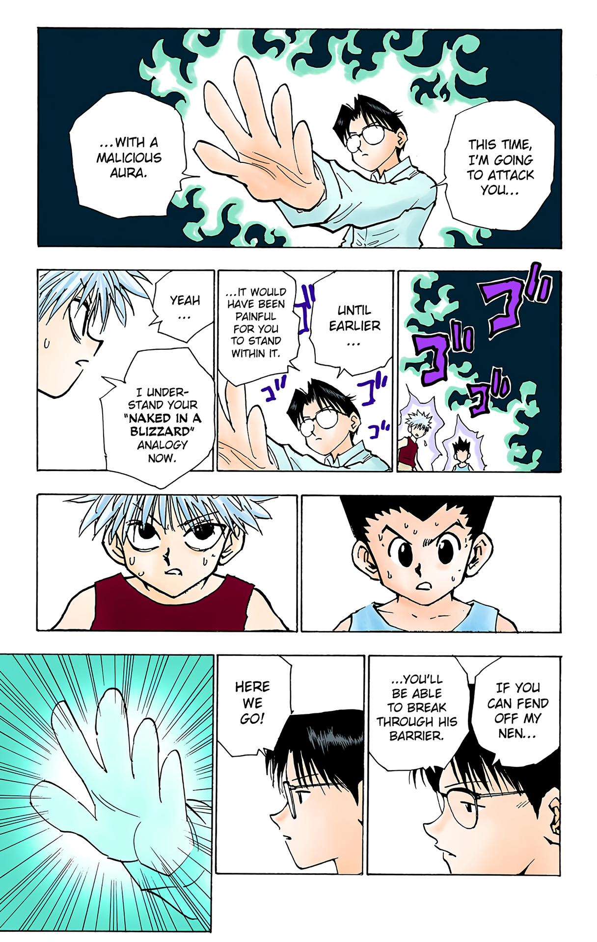 Halaman dari HUNTER x HUNTER (Official Colored) Chapter 48