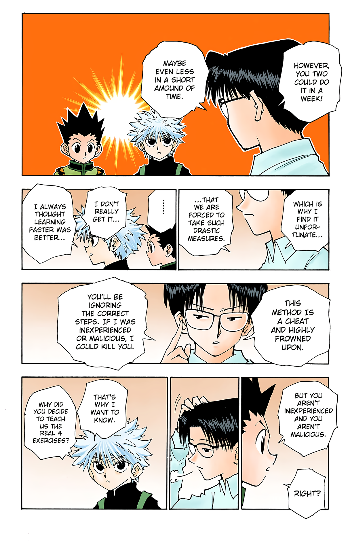 Halaman dari HUNTER x HUNTER (Official Colored) Chapter 48