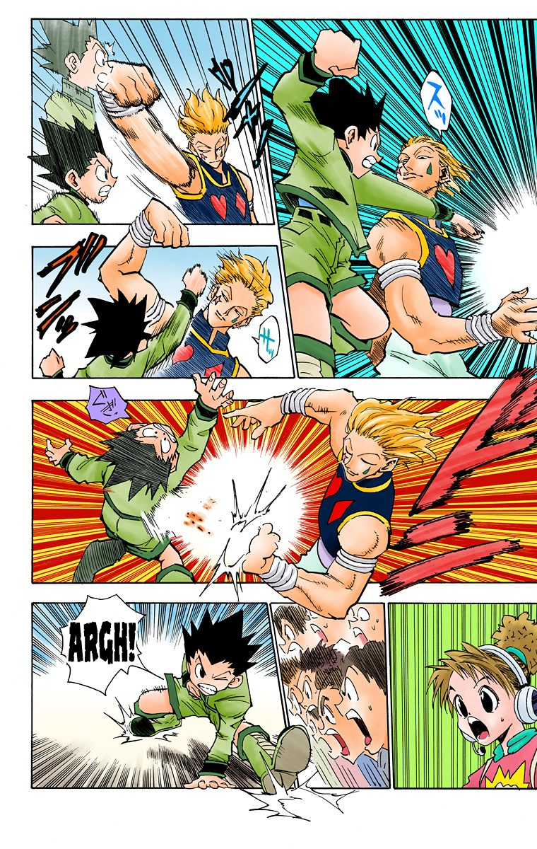 Halaman dari HUNTER x HUNTER (Official Colored) Chapter 61