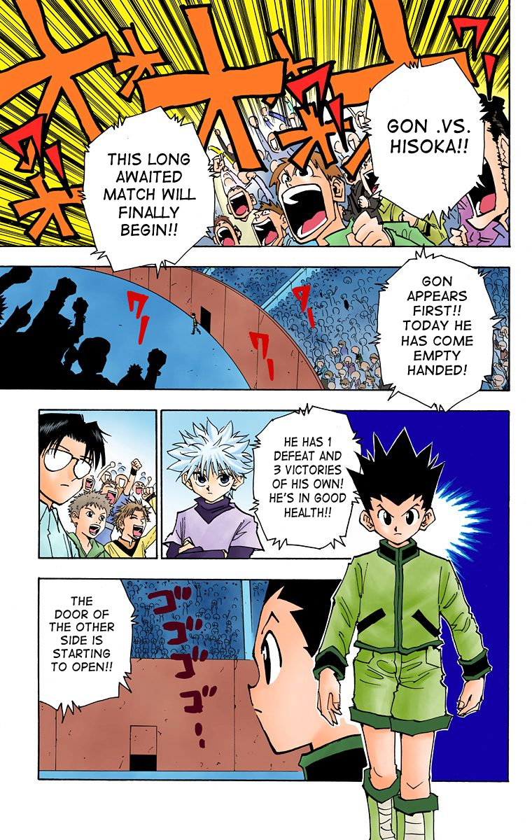 Halaman dari HUNTER x HUNTER (Official Colored) Chapter 61