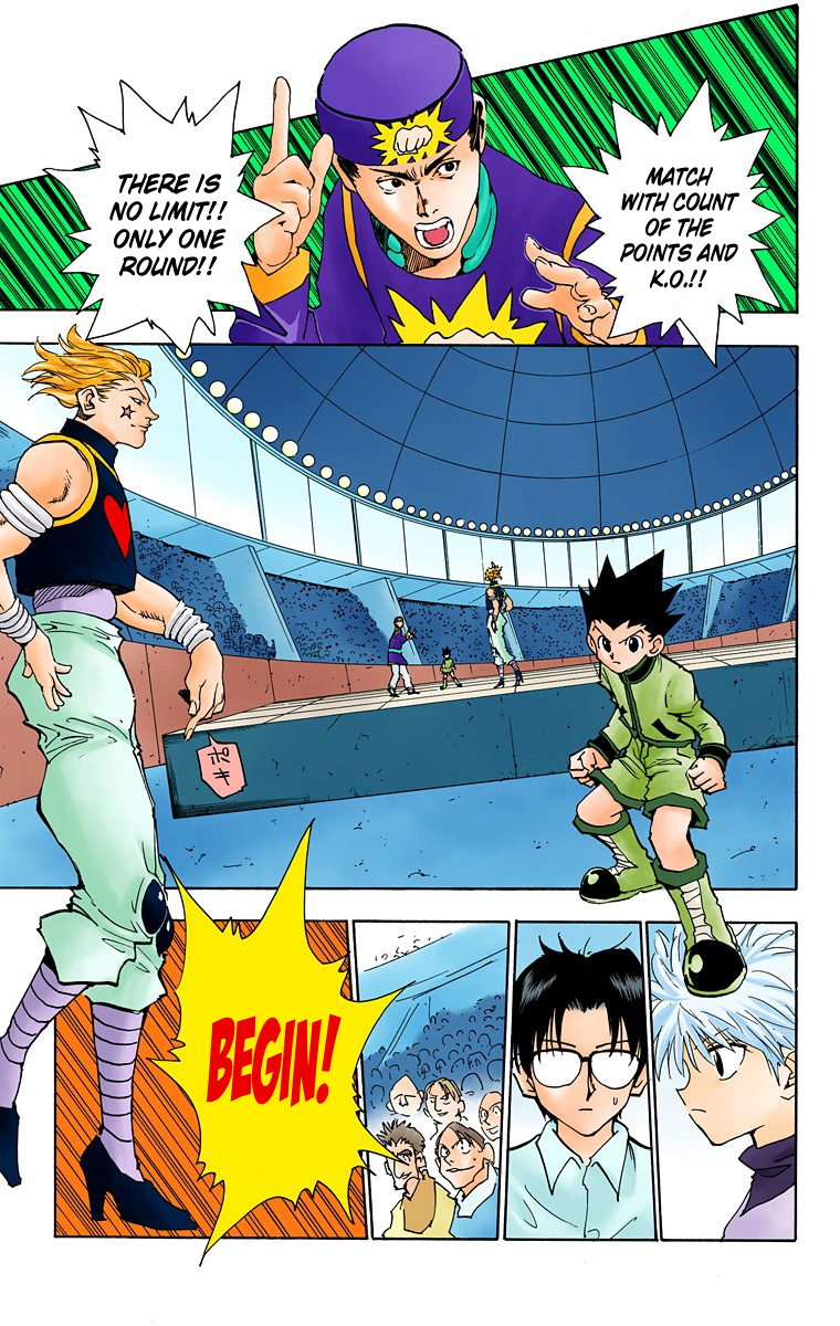 Halaman dari HUNTER x HUNTER (Official Colored) Chapter 61