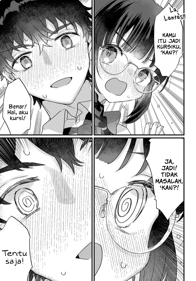 Chiisakute Kawaii Bungeibu no Chiteki na Senpai wo, Hiza no Ue ni Nosetara Mainichi Suwattekuru You ni Natta Chapter 2.1 - halaman 15