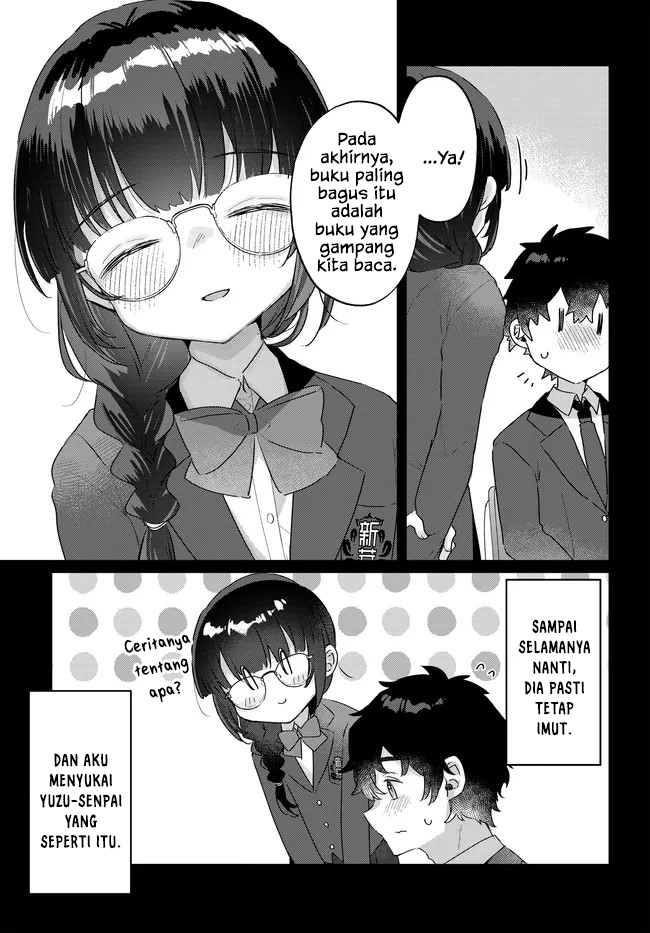 Chiisakute Kawaii Bungeibu no Chiteki na Senpai wo, Hiza no Ue ni Nosetara Mainichi Suwattekuru You ni Natta Chapter 2.1 - halaman 3