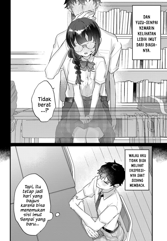 Chiisakute Kawaii Bungeibu no Chiteki na Senpai wo, Hiza no Ue ni Nosetara Mainichi Suwattekuru You ni Natta Chapter 2.1 - halaman 4