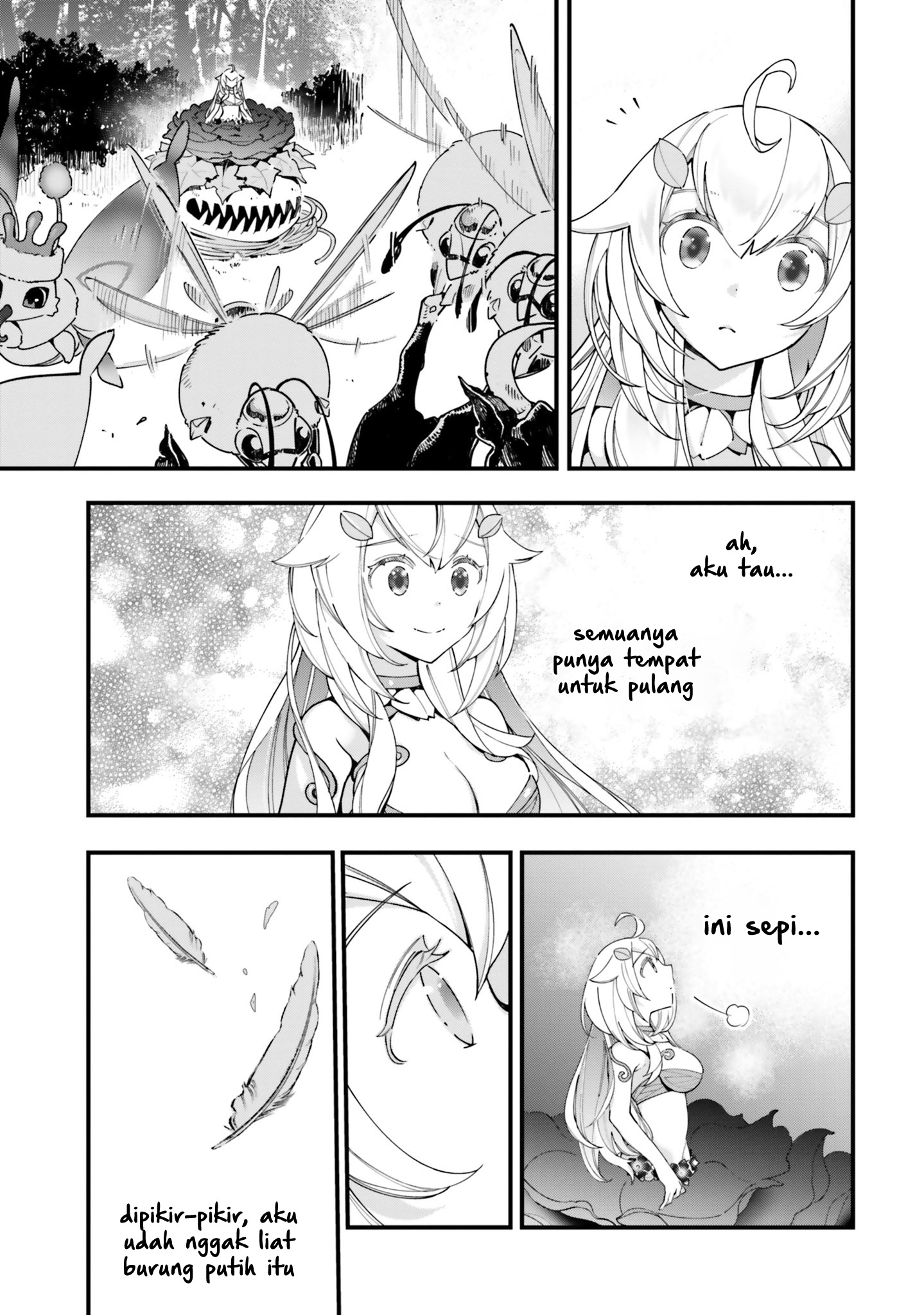 Shokubutsu Monster Musume Nikki: Seijo Datta Watashi ga Uragirareta Hate ni Alraune ni Tensei shiteshimatta node, Korekara wa Kougousei wo Shinagara Shizuka ni Shokubutsu Life wo Sugoshimasu Chapter 12 - halaman 16