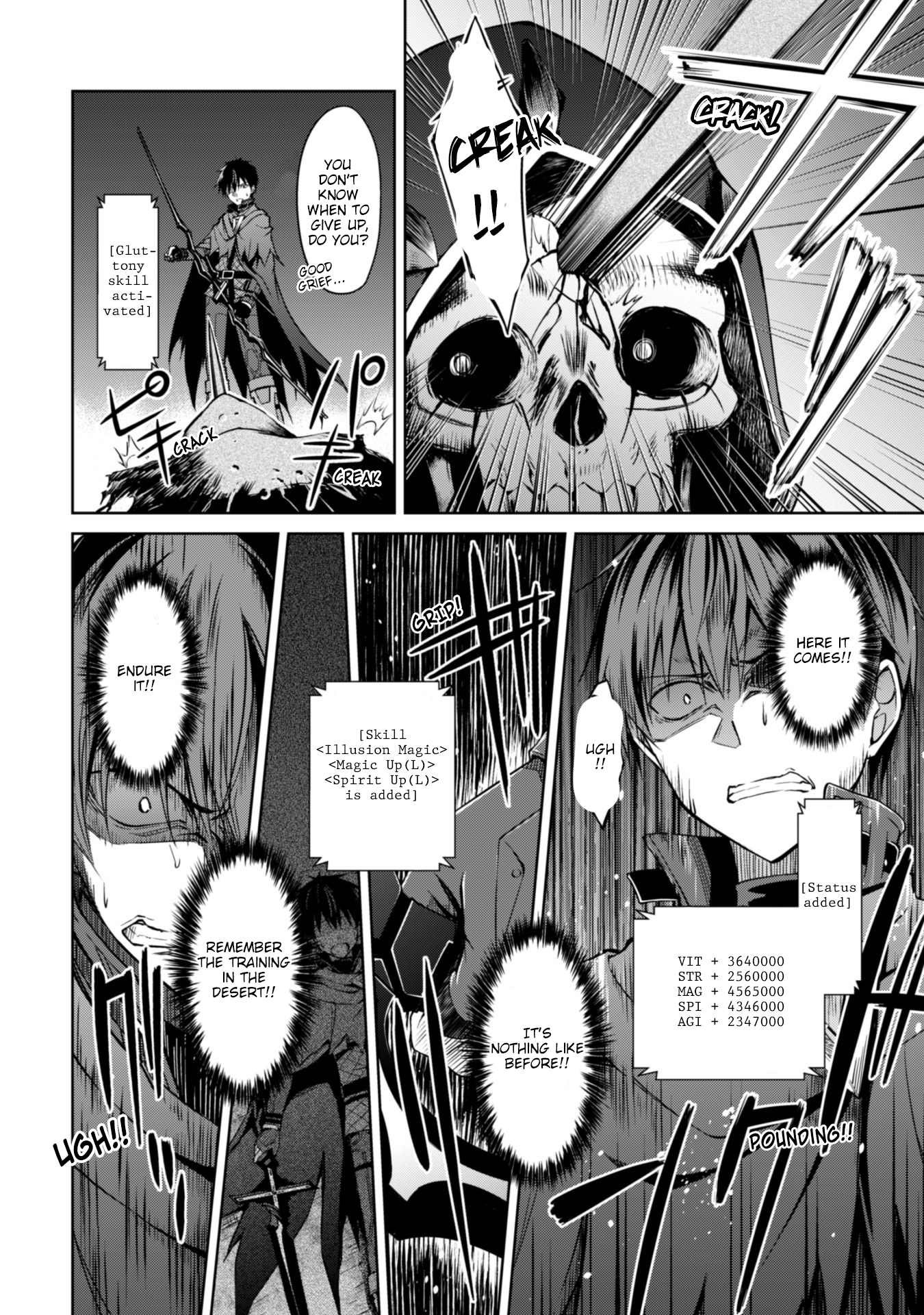 Halaman dari Boushoku no Berserk ~Ore dake Level to Iu Gainen wo Toppa suru~ Chapter 18