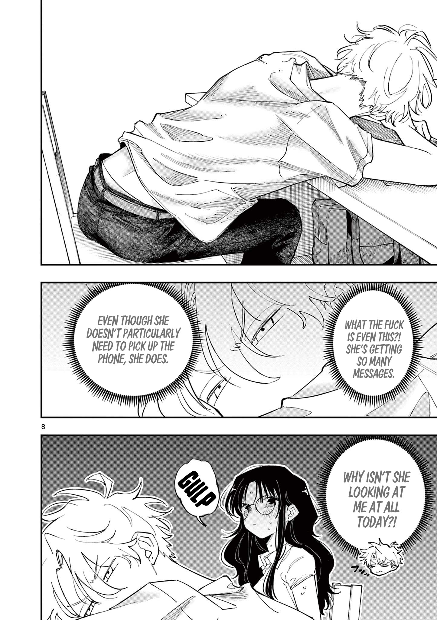 Halaman dari Tonari no Seki no Yatsu ga Souiu Me de Mitekuru Chapter 36
