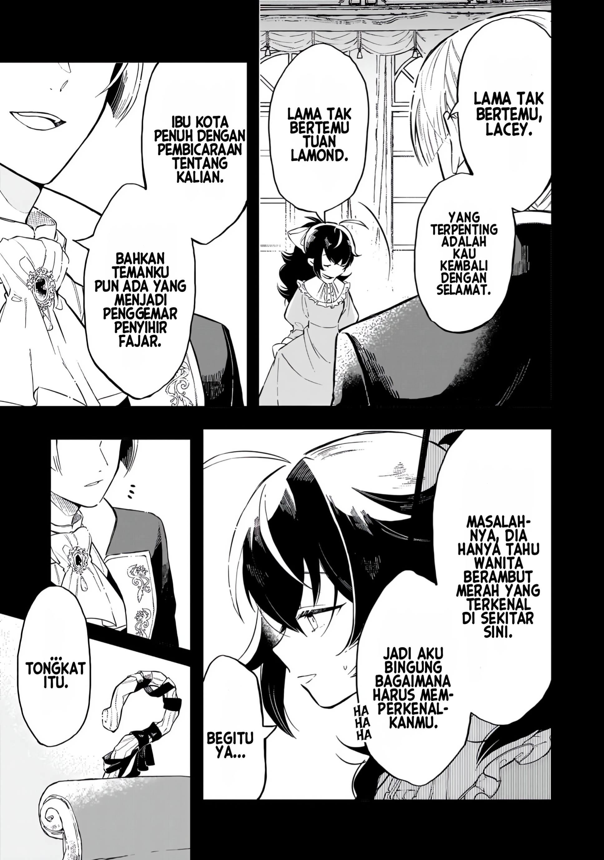 Akatsuki no Majo Lacey wa Jiyuu ni Ikitai: Maou Toubatsu wo Oeta node, Nonbiri Omise wo Hirakimasu Chapter 1 - halaman 30