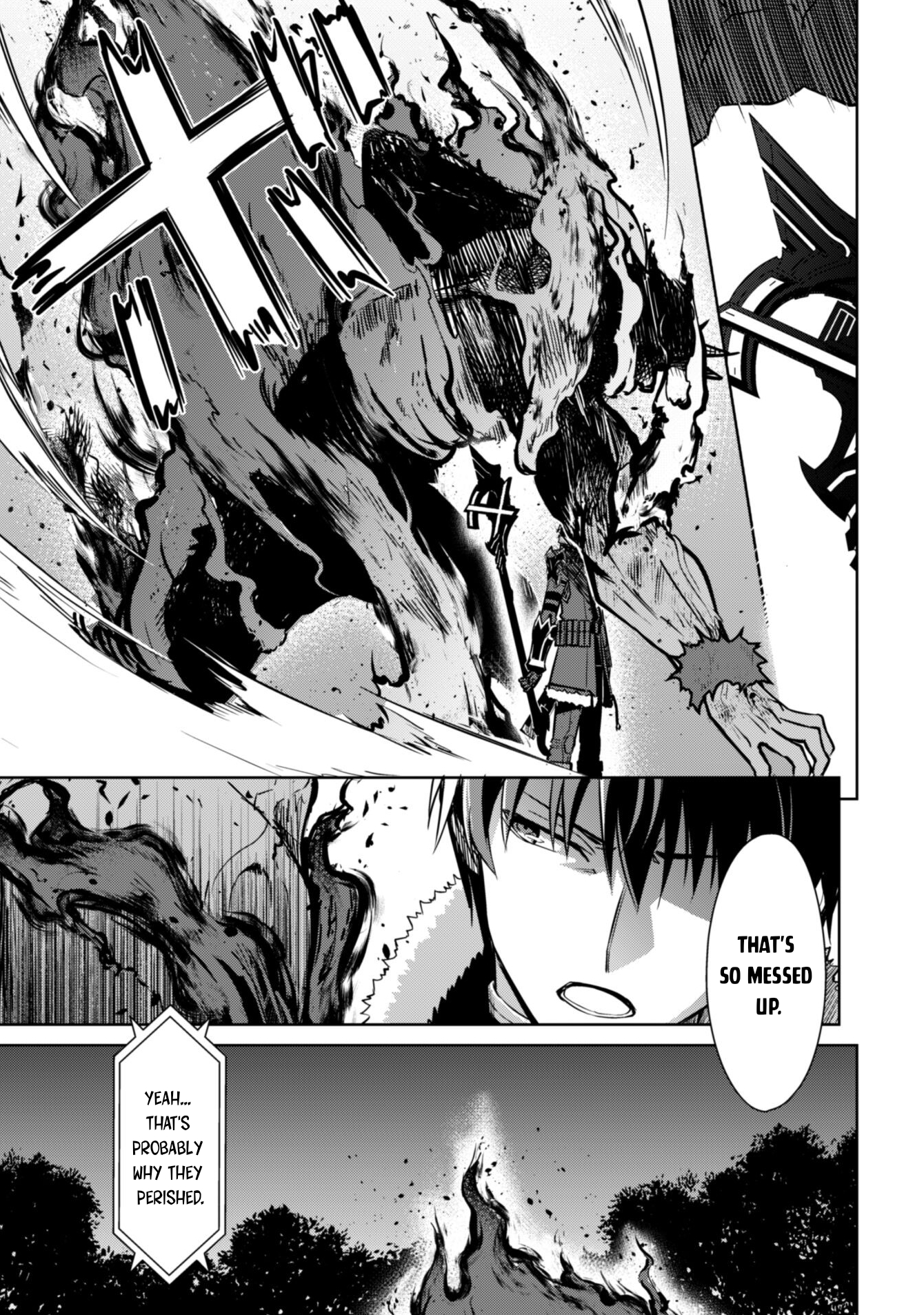Halaman dari Boushoku no Berserk ~Ore dake Level to Iu Gainen wo Toppa suru~ Chapter 47