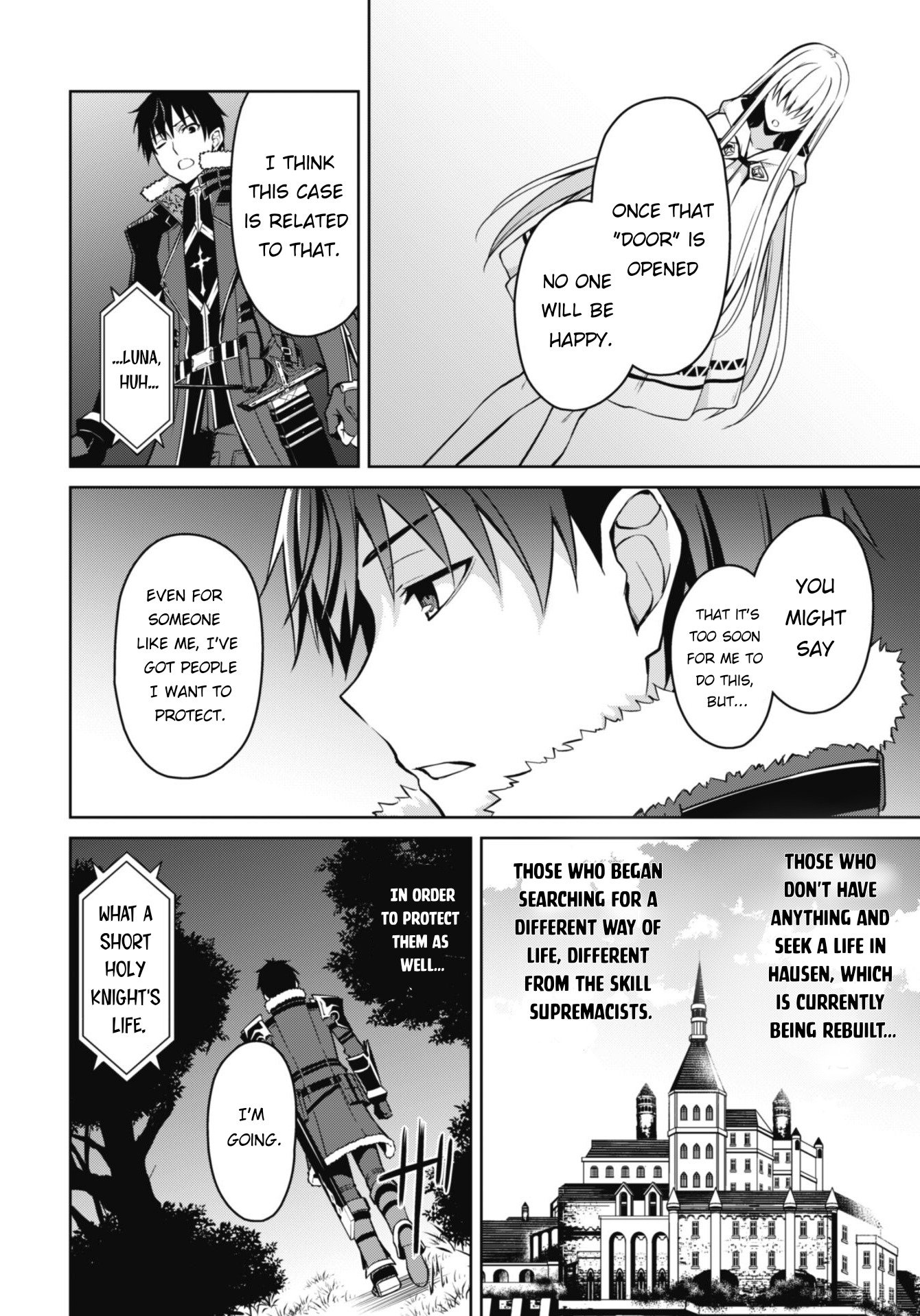 Halaman dari Boushoku no Berserk ~Ore dake Level to Iu Gainen wo Toppa suru~ Chapter 47