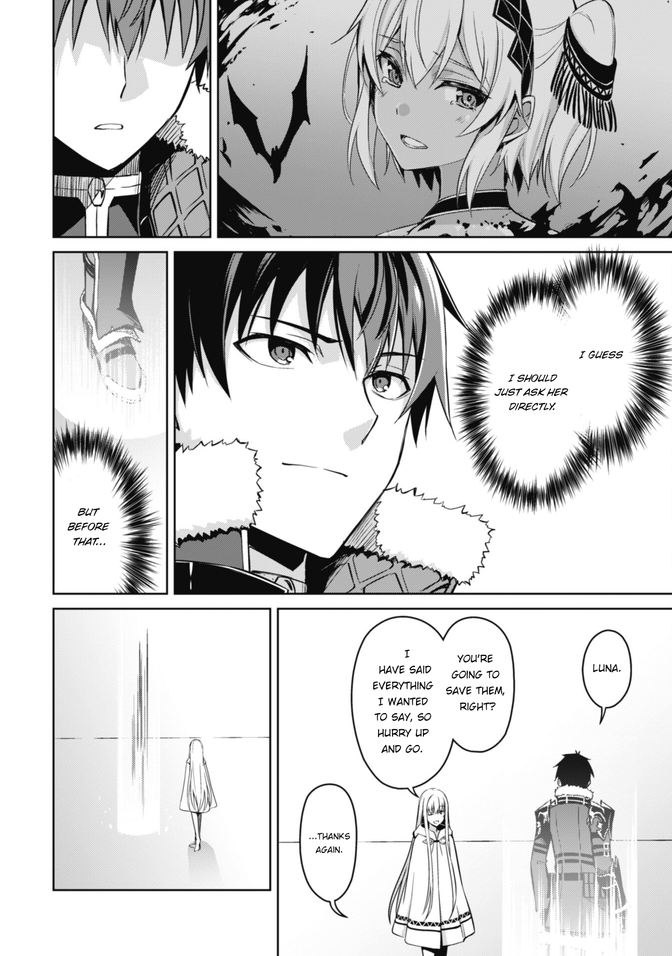 Halaman dari Boushoku no Berserk ~Ore dake Level to Iu Gainen wo Toppa suru~ Chapter 47