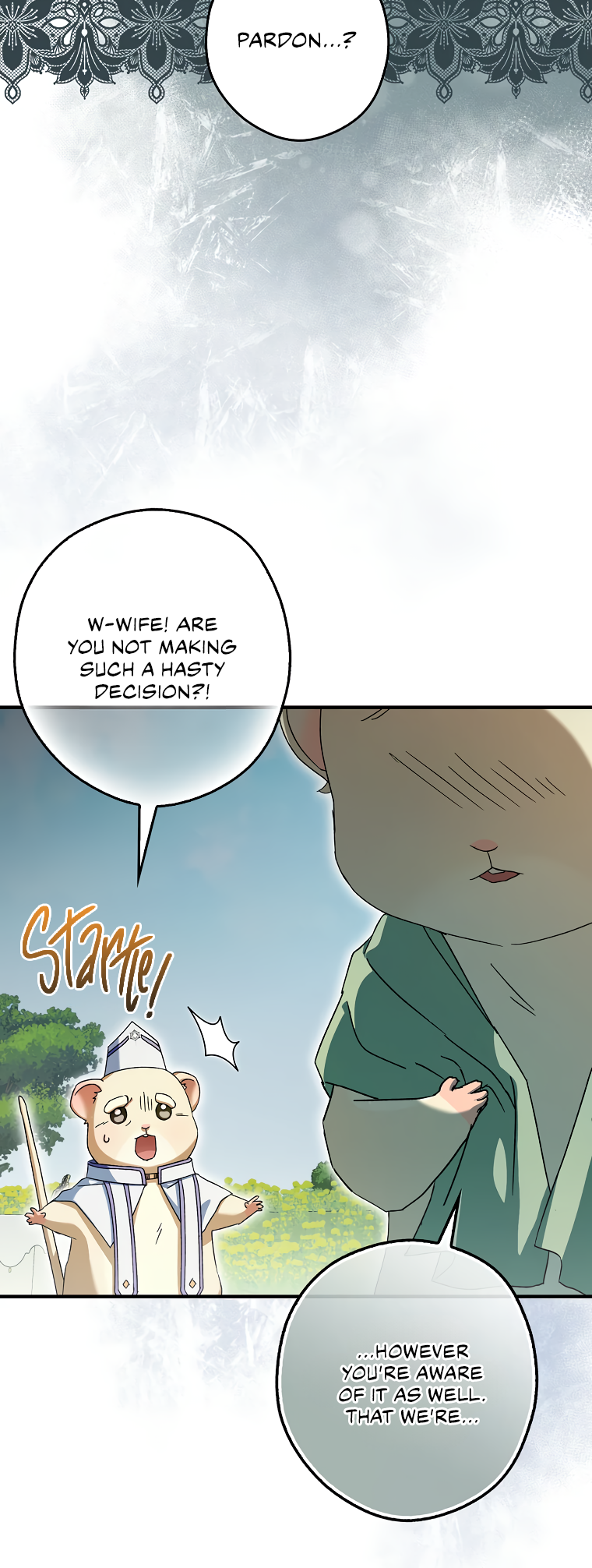 Halaman dari Cinderella's Pocket-Sized Protector Chapter 7