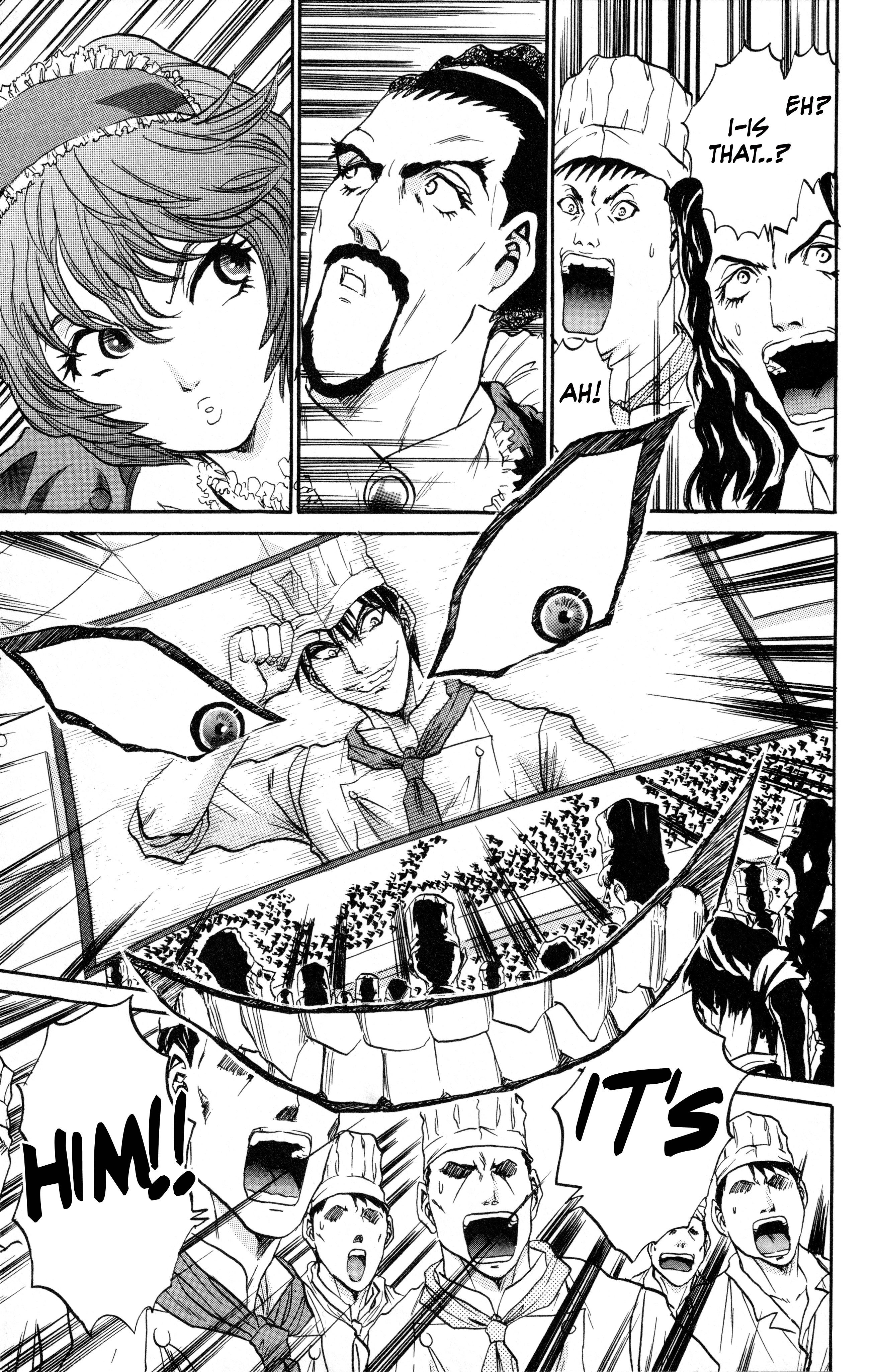 Halaman dari Tetsunabe no Jan! R: Choujou Sakusen Chapter 1