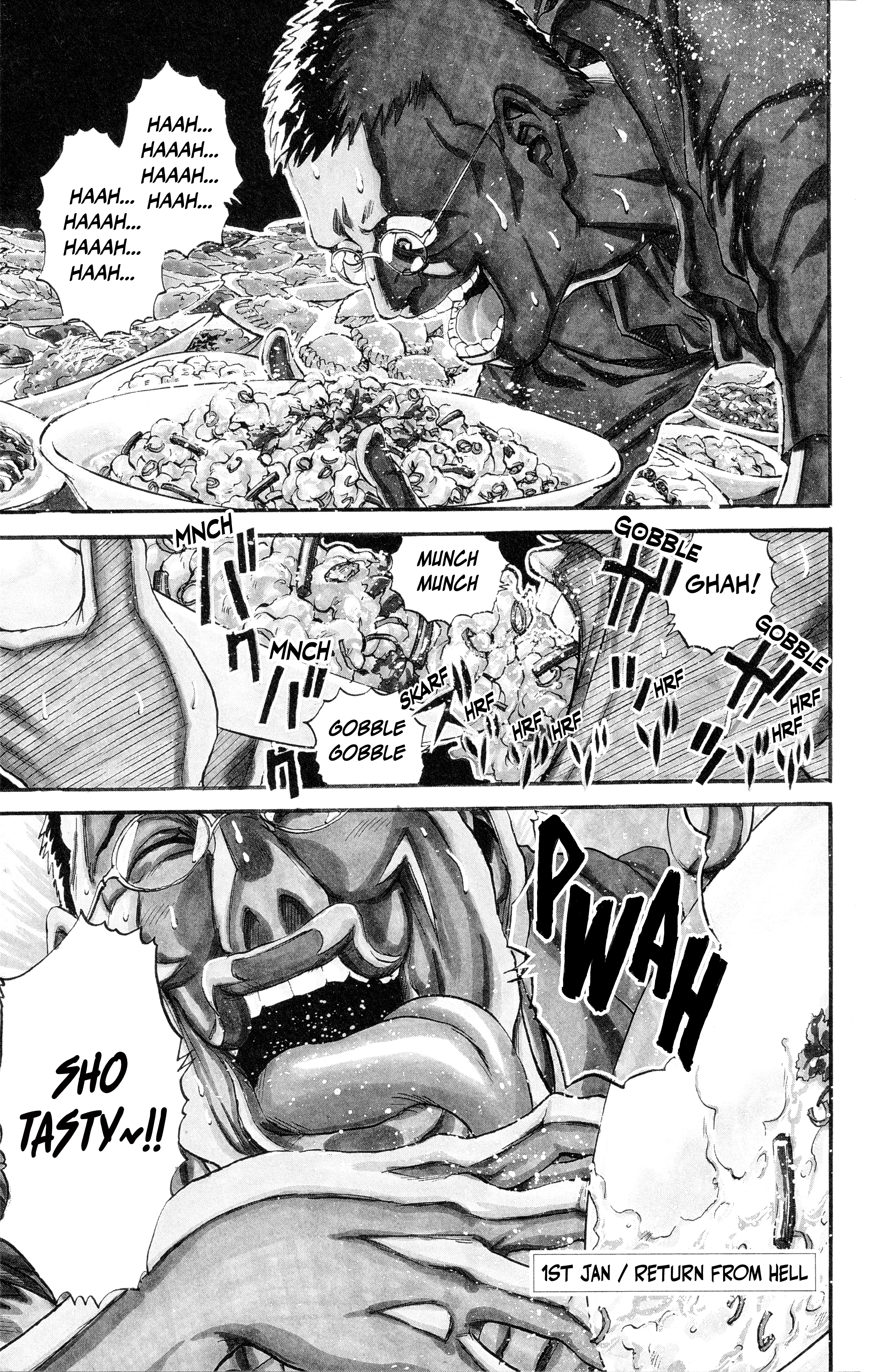 Halaman dari Tetsunabe no Jan! R: Choujou Sakusen Chapter 1