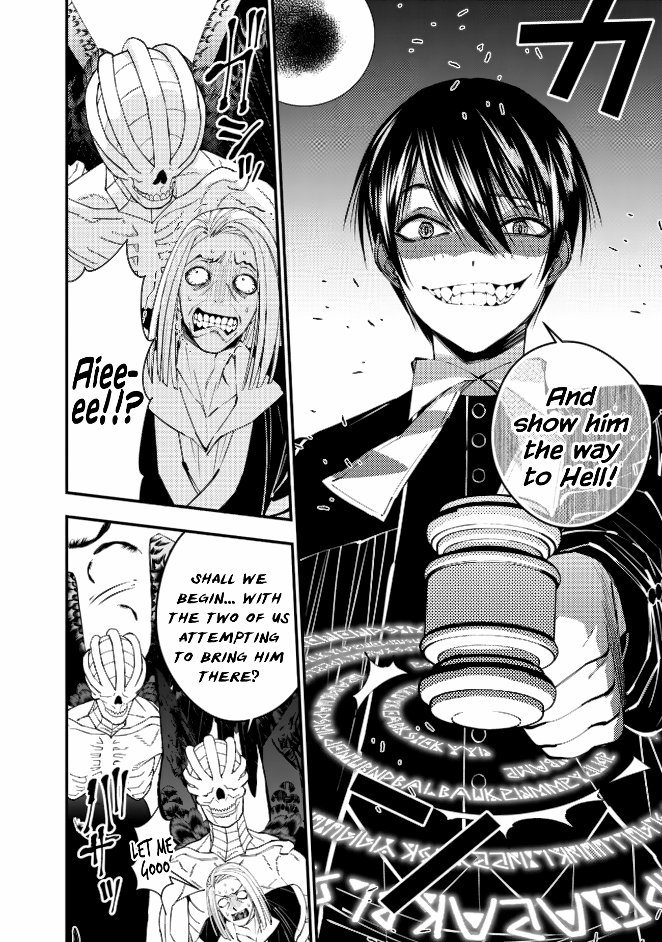 Halaman dari Fukushuu o Koinegau Saikyou Yuusha wa, Yami no Chikara de Senmetsu Musou Suru Chapter 91