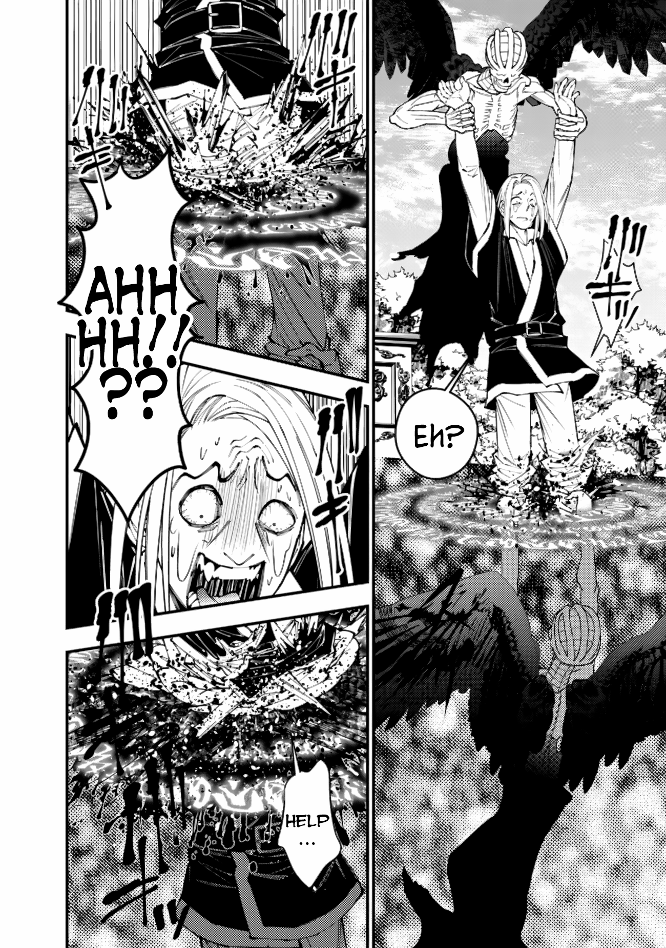 Halaman dari Fukushuu o Koinegau Saikyou Yuusha wa, Yami no Chikara de Senmetsu Musou Suru Chapter 91