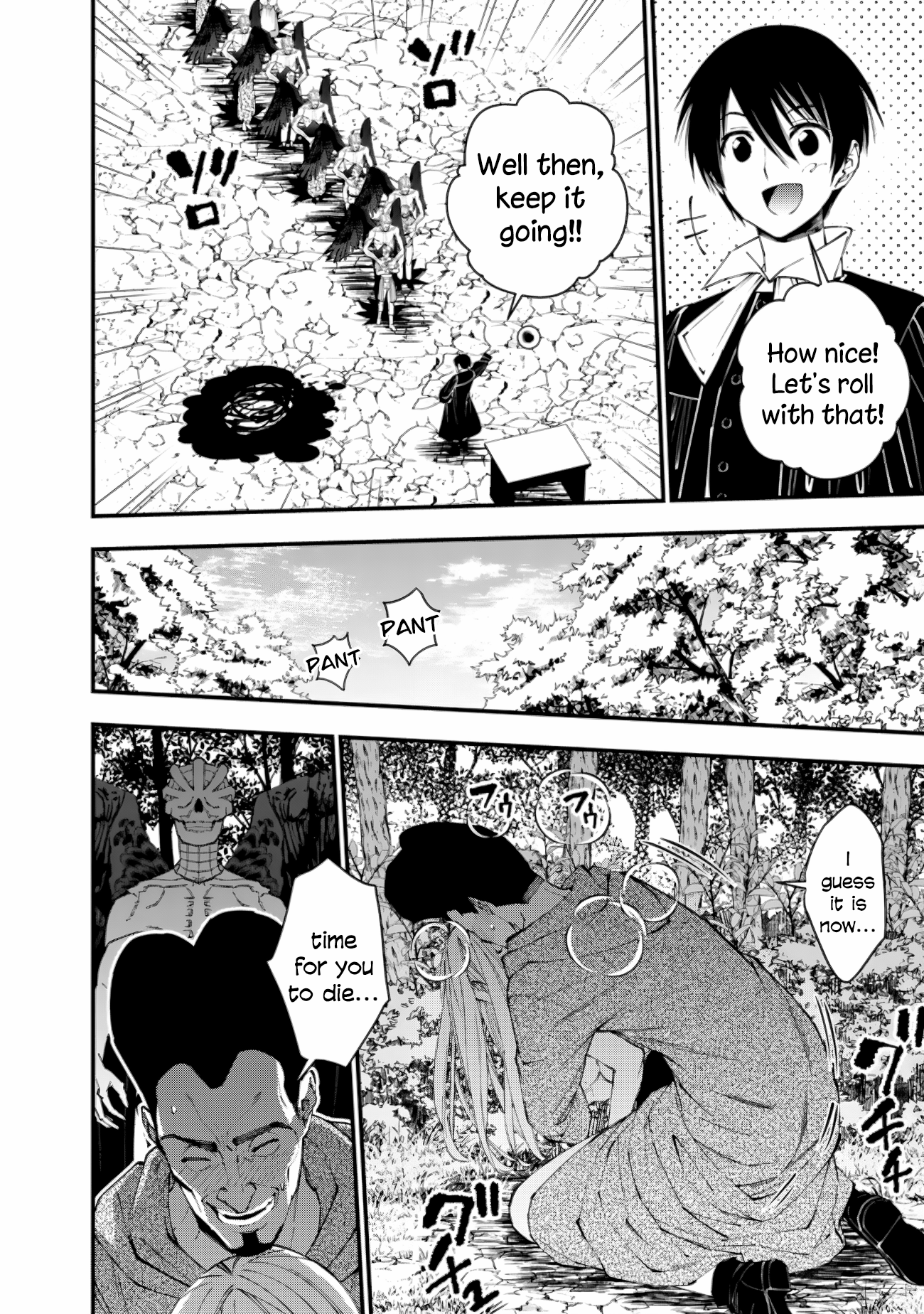 Halaman dari Fukushuu o Koinegau Saikyou Yuusha wa, Yami no Chikara de Senmetsu Musou Suru Chapter 91